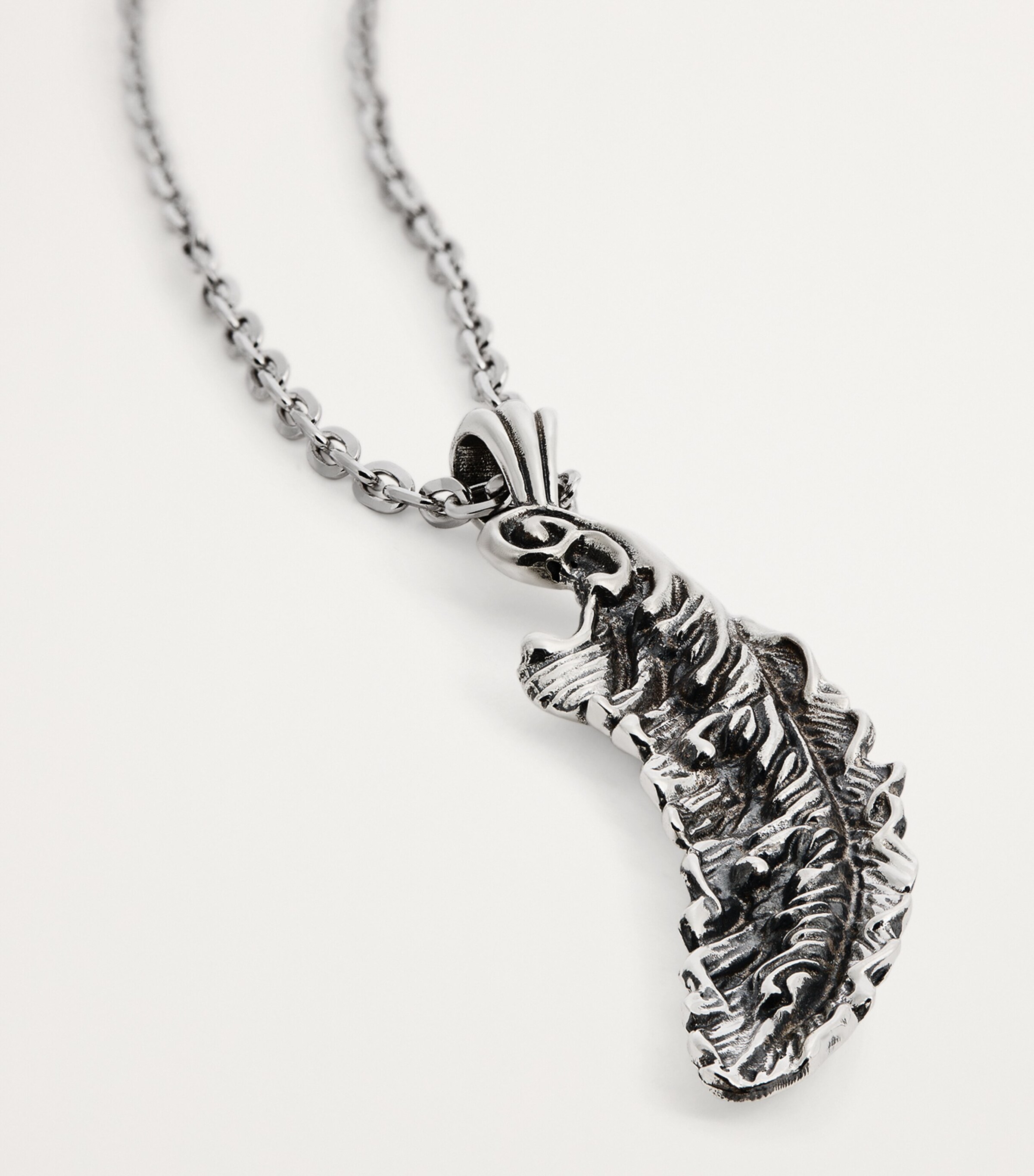 ネックレス・ペンダント emanuele bicocchi DOUBLE FEATHER NECKLACE (EAP3 SILVER) Emanuele Bicocchi Sterling SIlver Piuma Pendant Necklace