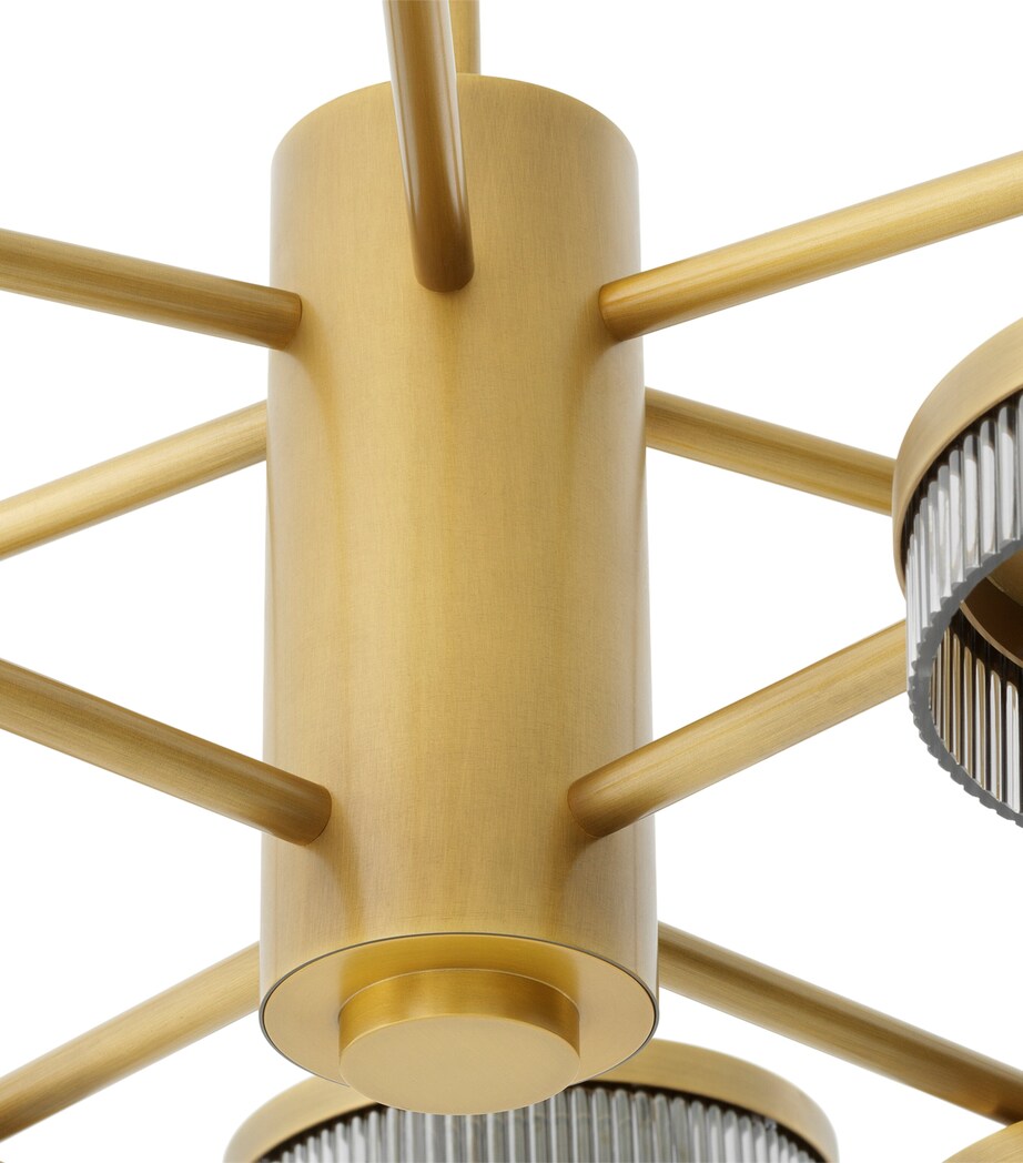 Eichholtz CDJ Andromeda 10-Light Chandelier Brass Image 3