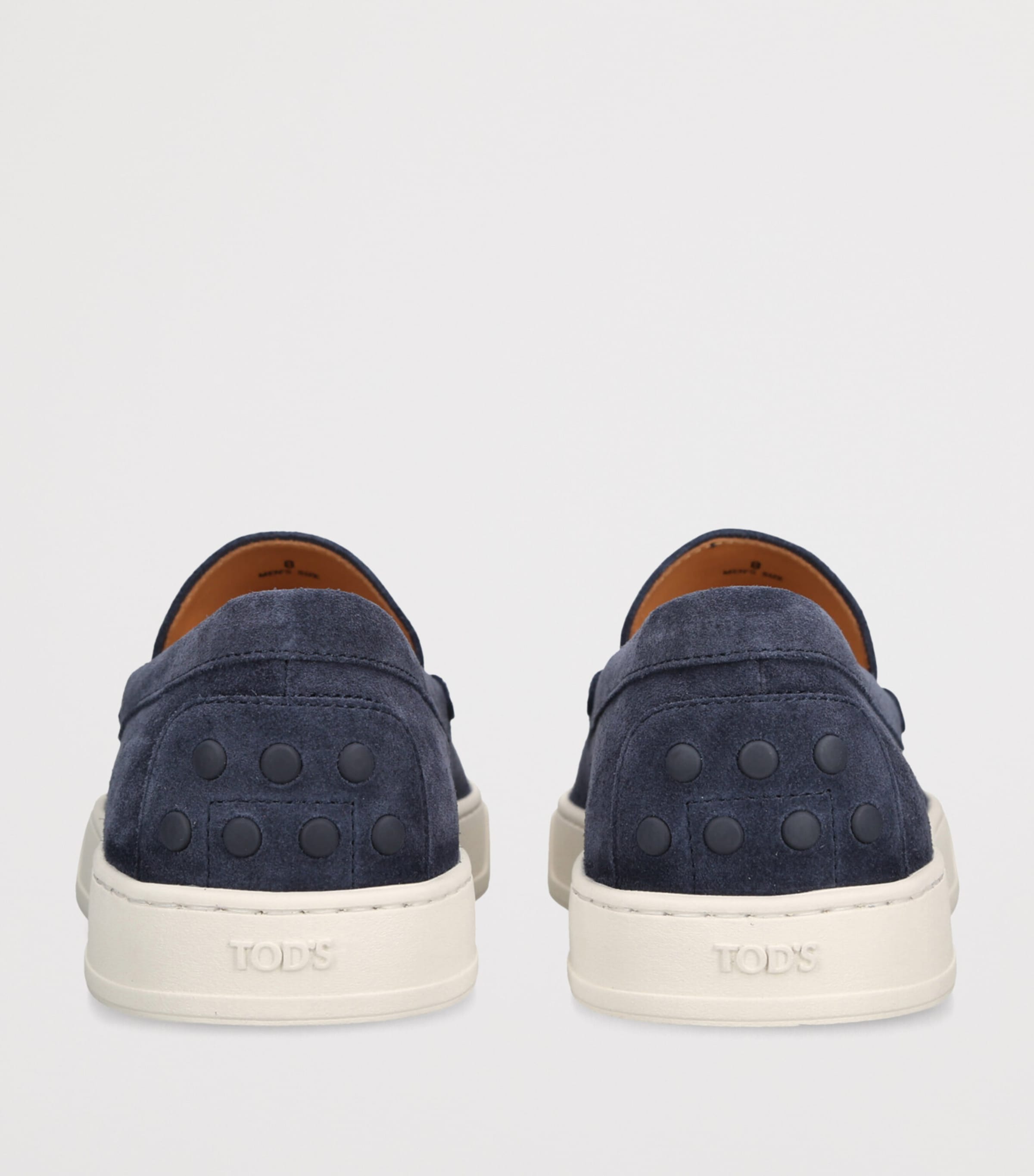 Suede Mocassino Cassetta Loafers NAVY Image 2