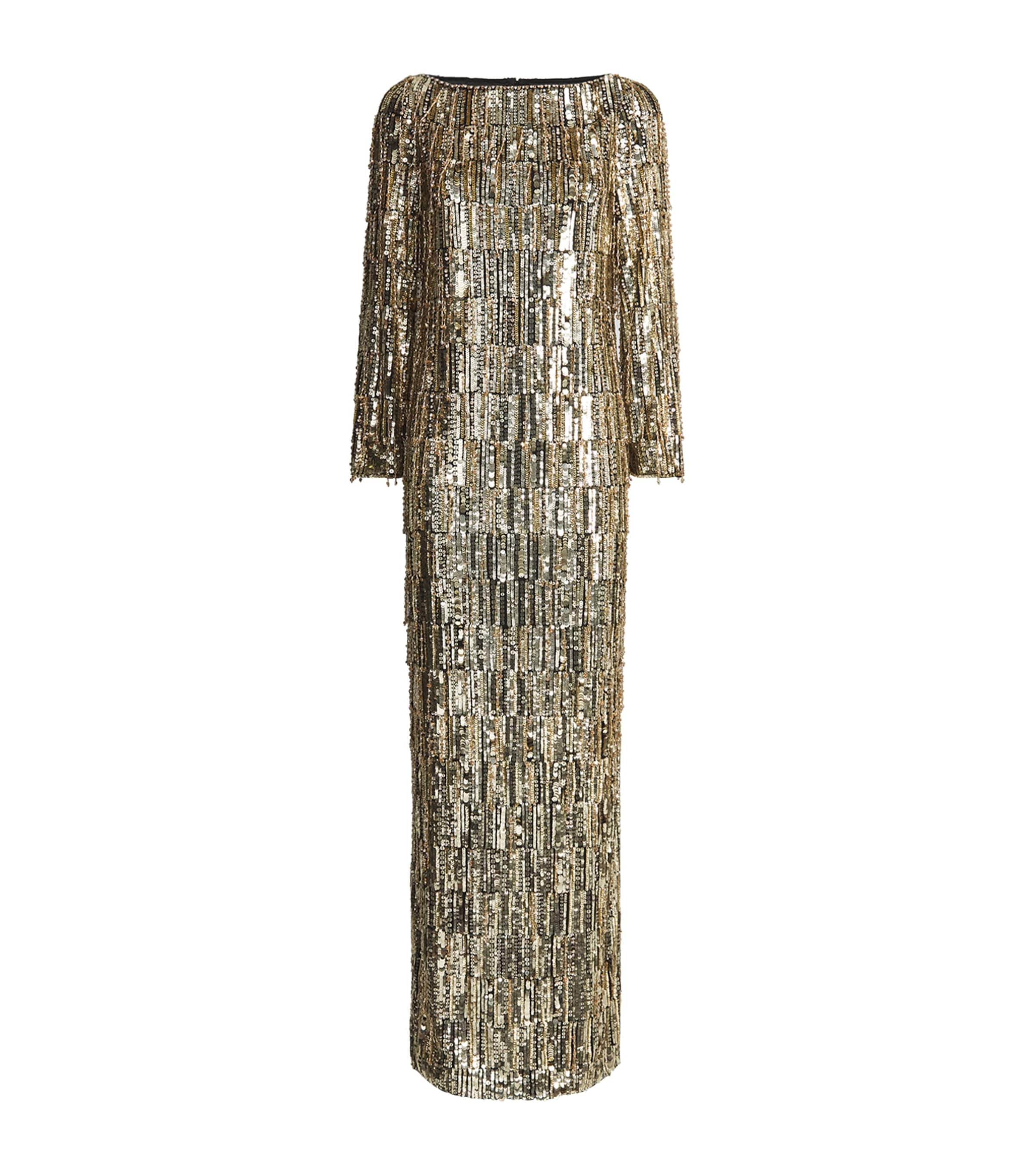 Sequinned Eartha Gown LQRCE 2033/GOLD 172 Image 1