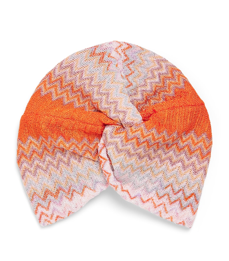 Missoni Knot-Front Zigzag Turban Image 1