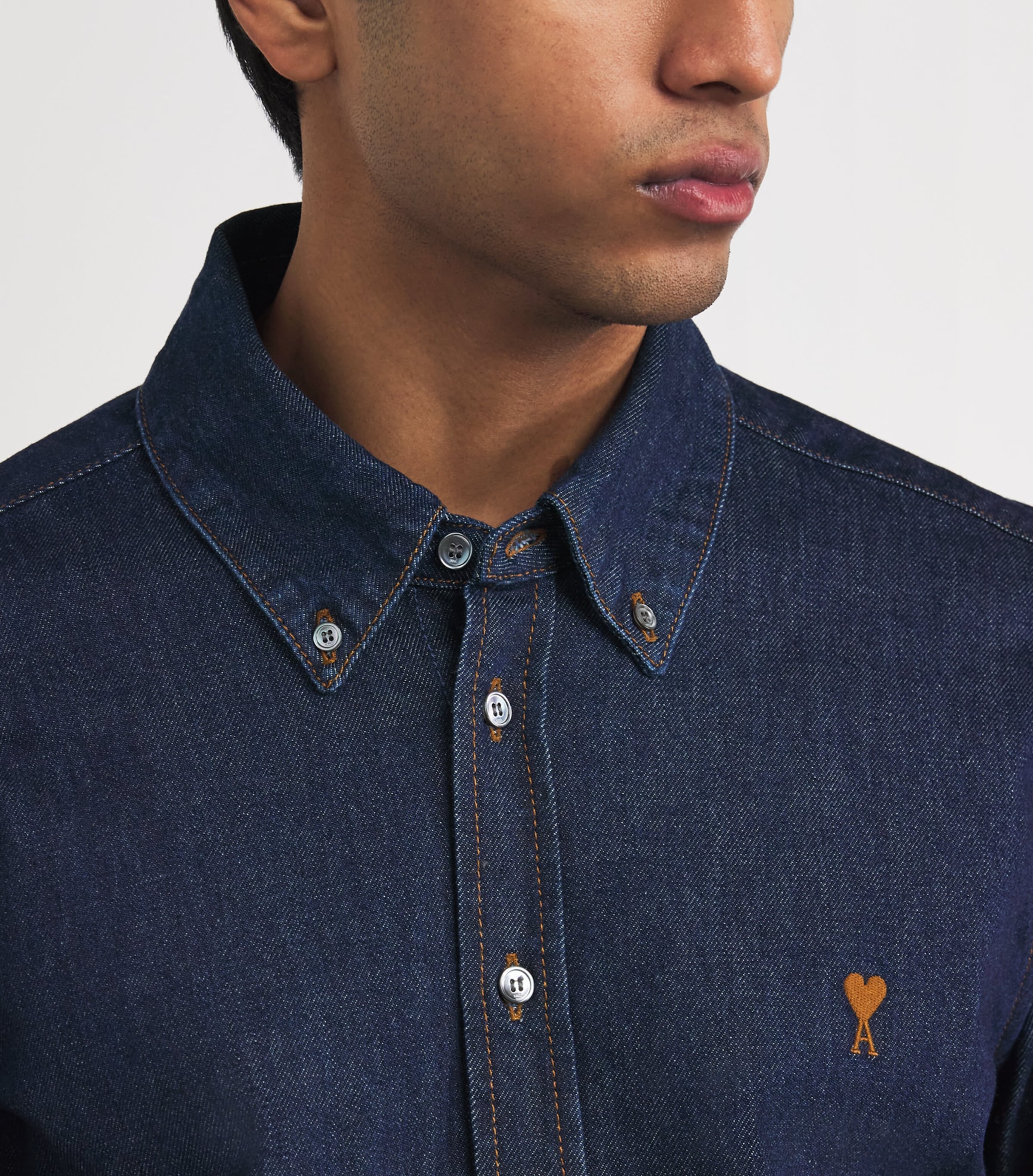 Ami de Coeur Denim Shirt 402 INDIGO Image 6