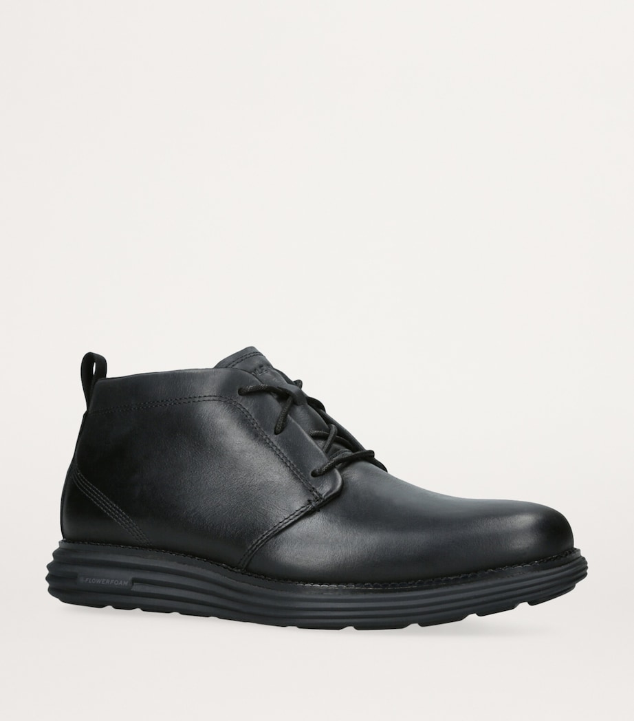 Leather ØriginalGrand Chukka Boots BLACK Image 3