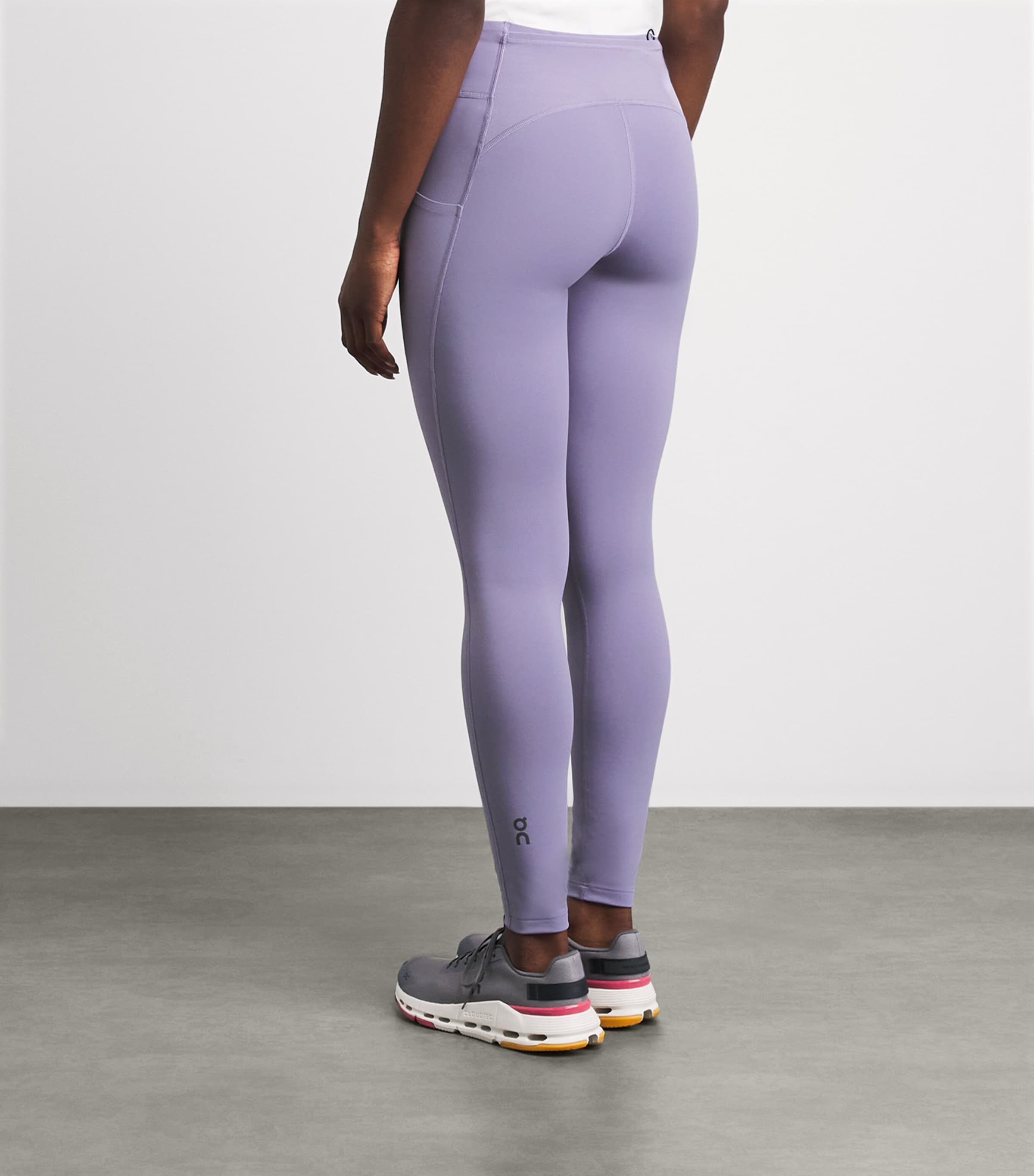 On Womens Winter Performance Leggings Mallow Image 5