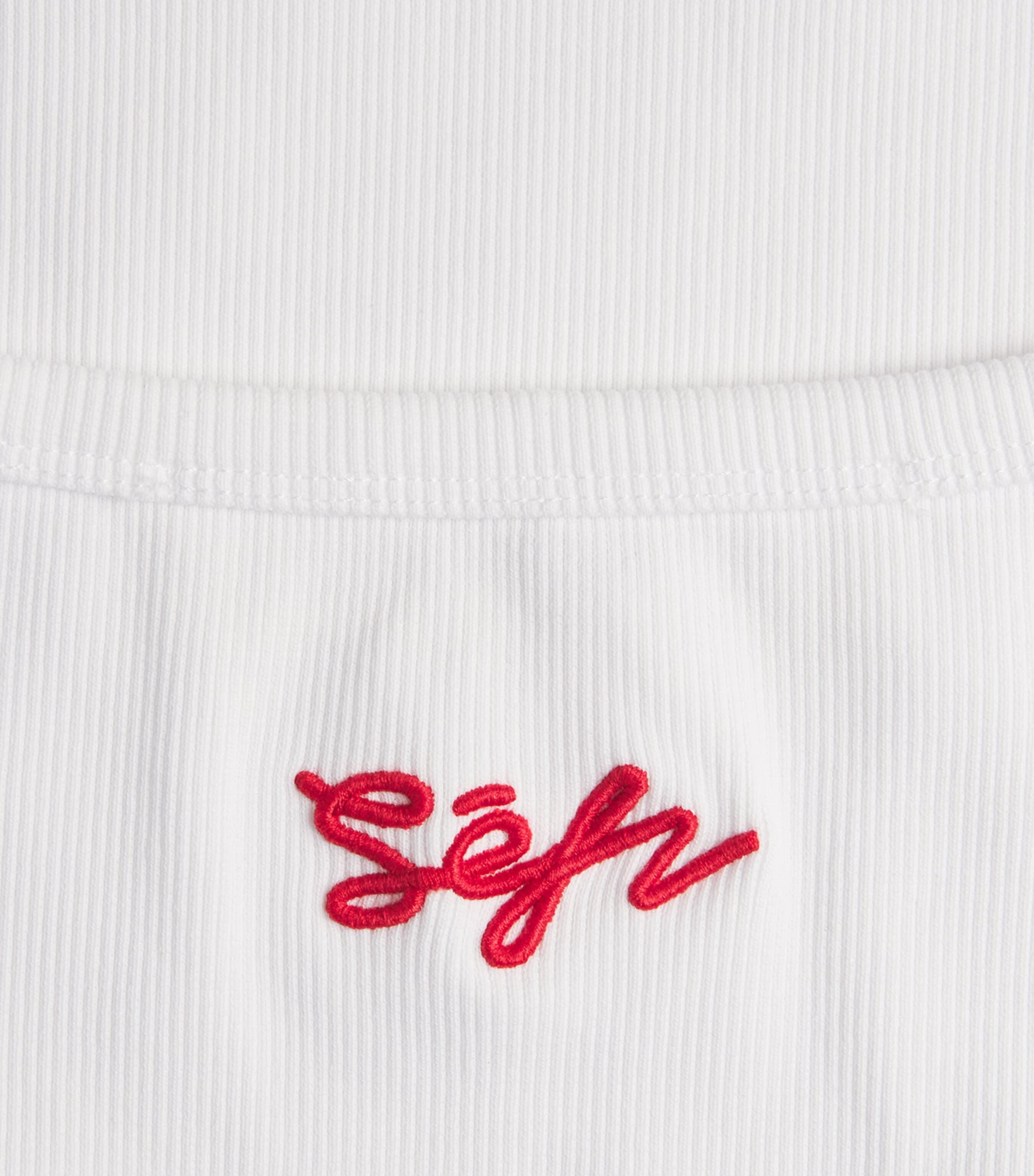 Séfr Mens Stretch-Cotton Cyril Tank Top Organic White Cotton Image 6