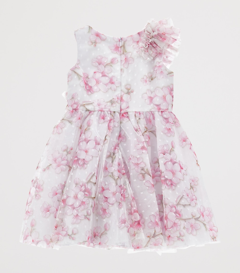 Tulle Flower Dress (2-15 Years) BIANCO Image 2