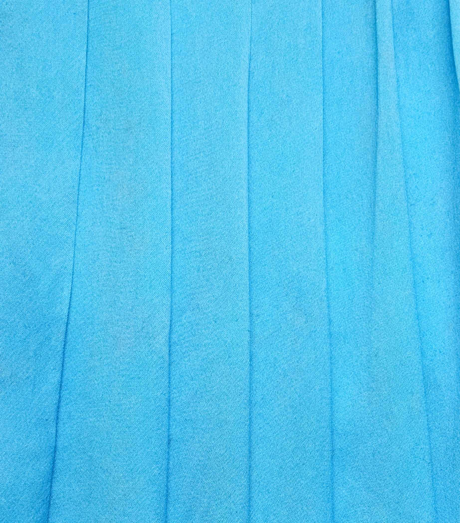 ALEMAIS Womens Silk Lenny Gown Azure Image 6