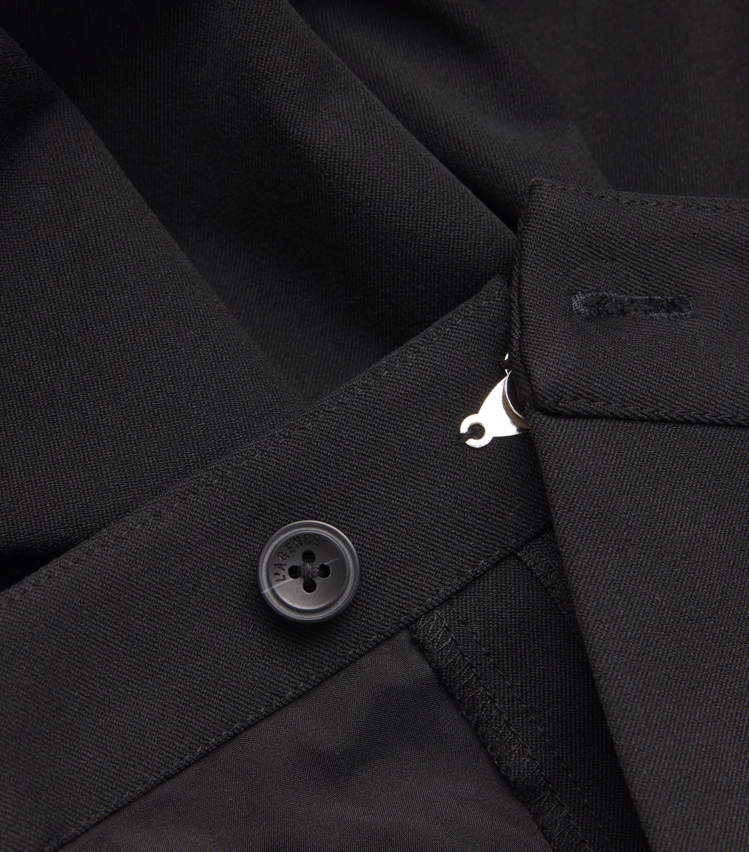 Livvy Straight Trousers BLAC BLACK Image 5