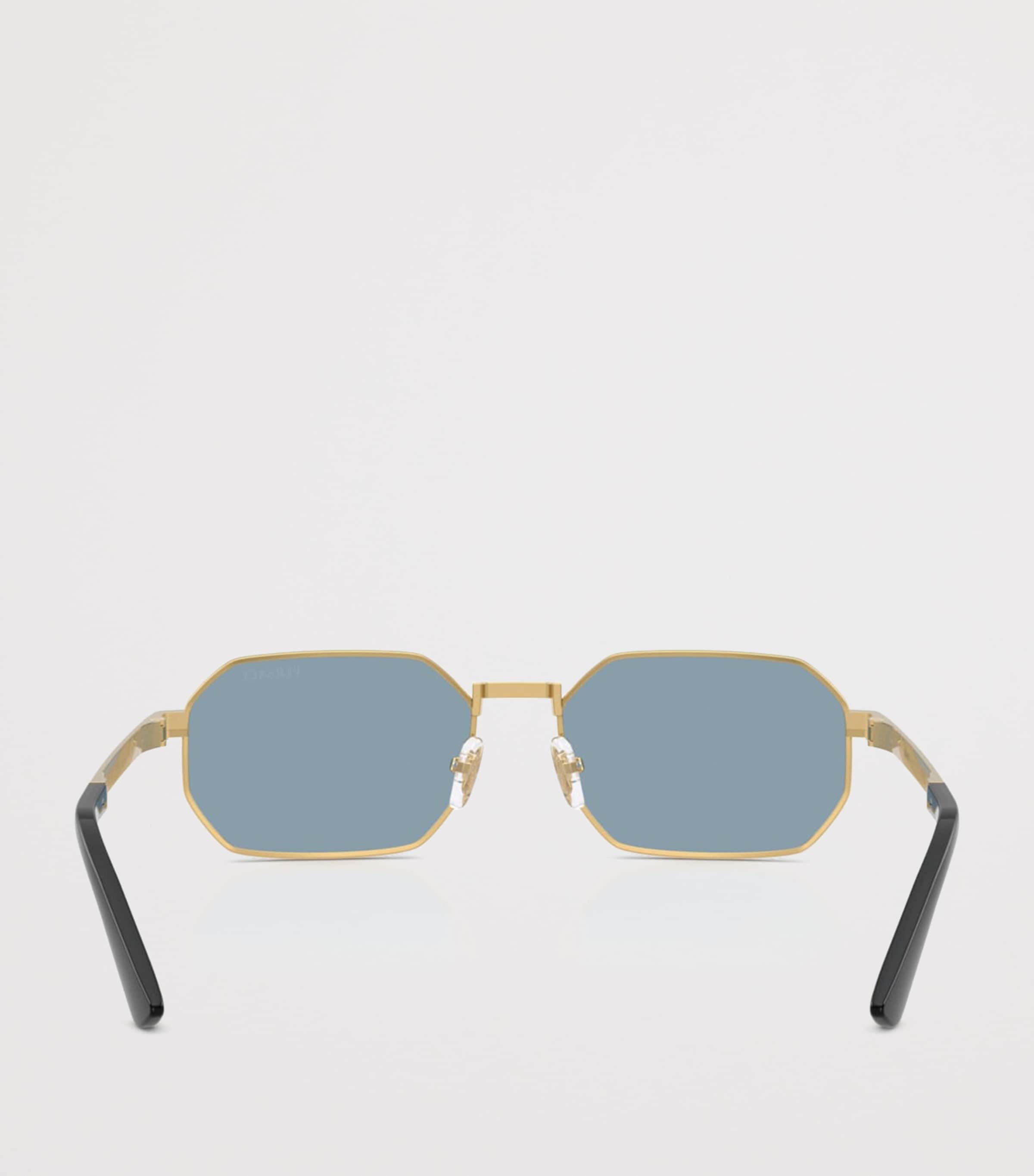 Versace Metal VE2297 Rectangle Sunglasses Gold Image 4