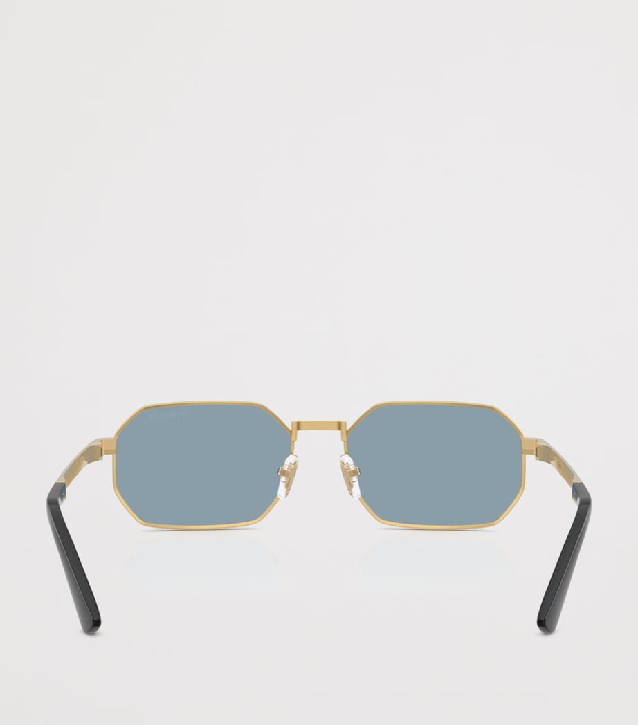 Versace Metal VE2297 Rectangle Sunglasses Gold Image 4