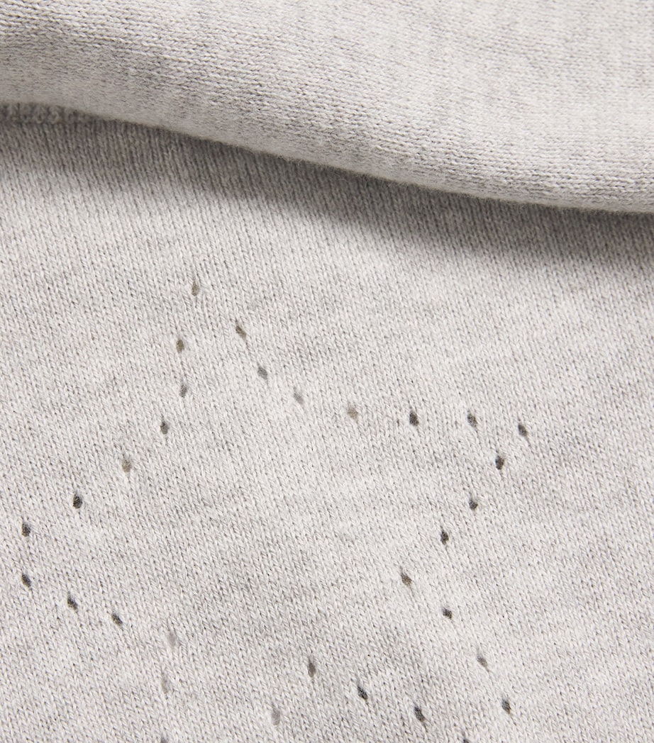 Marie-Chantal Star Sweater and Sweatpants Set (3-24 Months) Grey Image 4