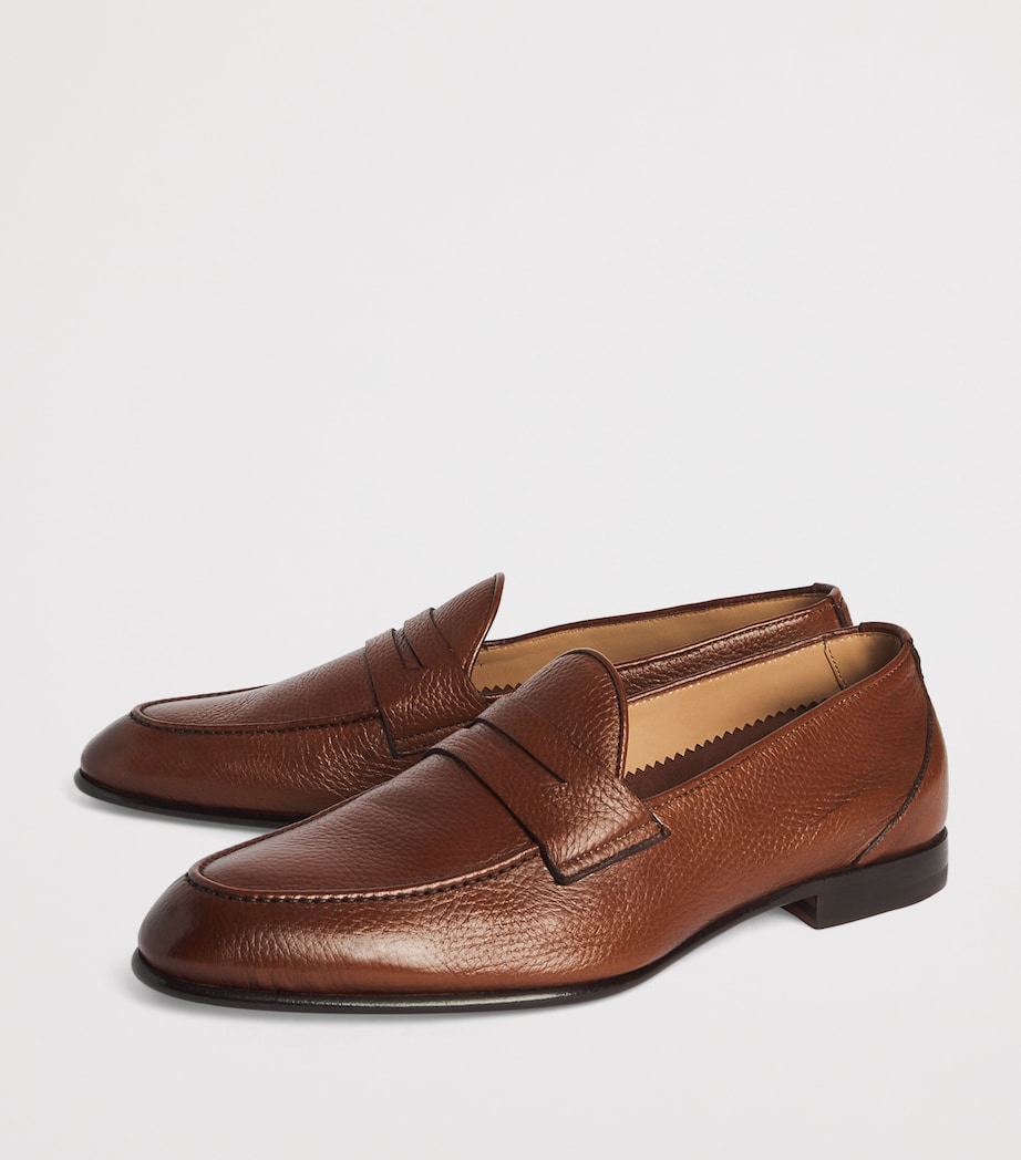Leather Penny Loafers 250 Image 3