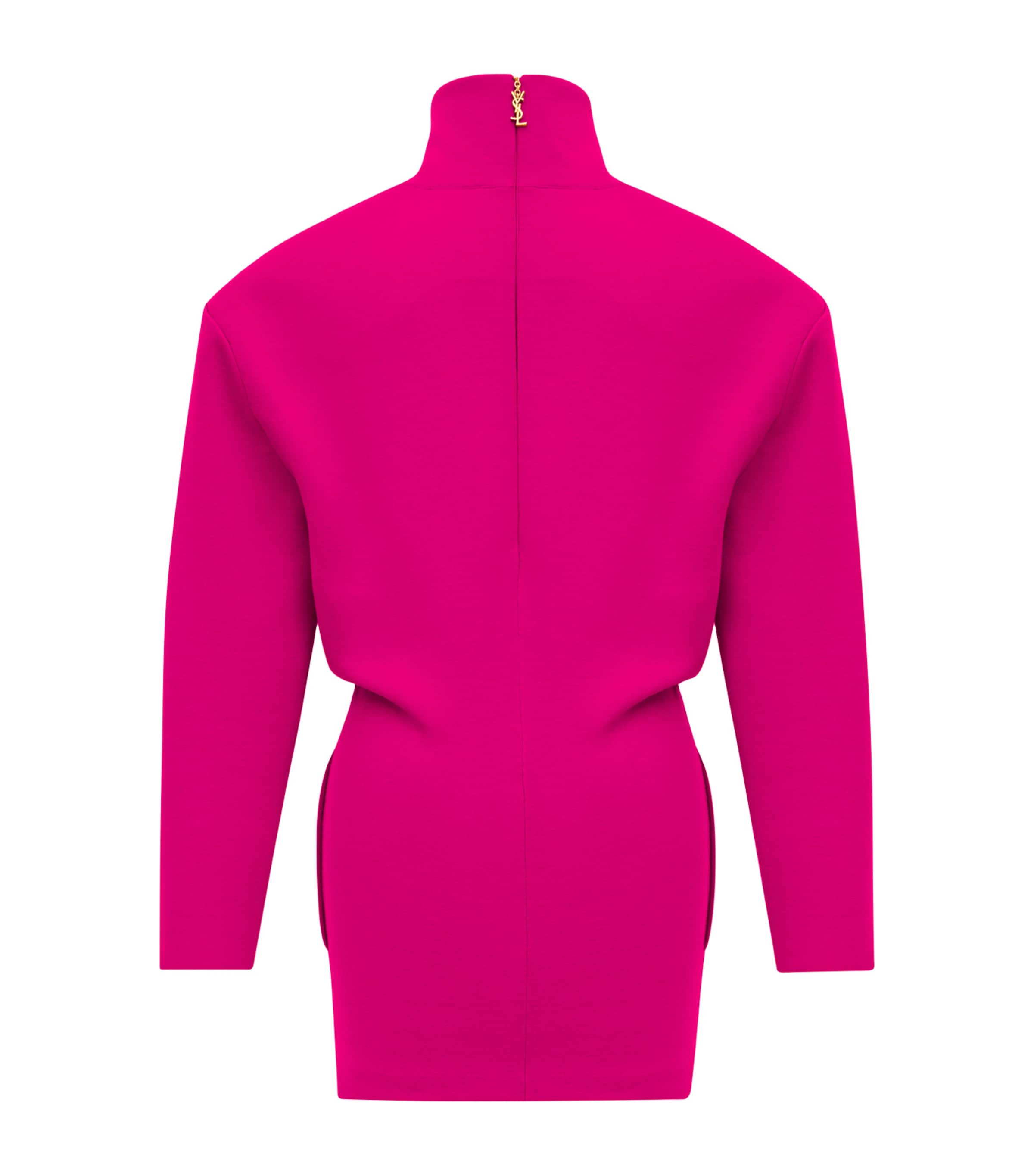 Wool-Blend High-Neck Mini Dress 5551 Image 2