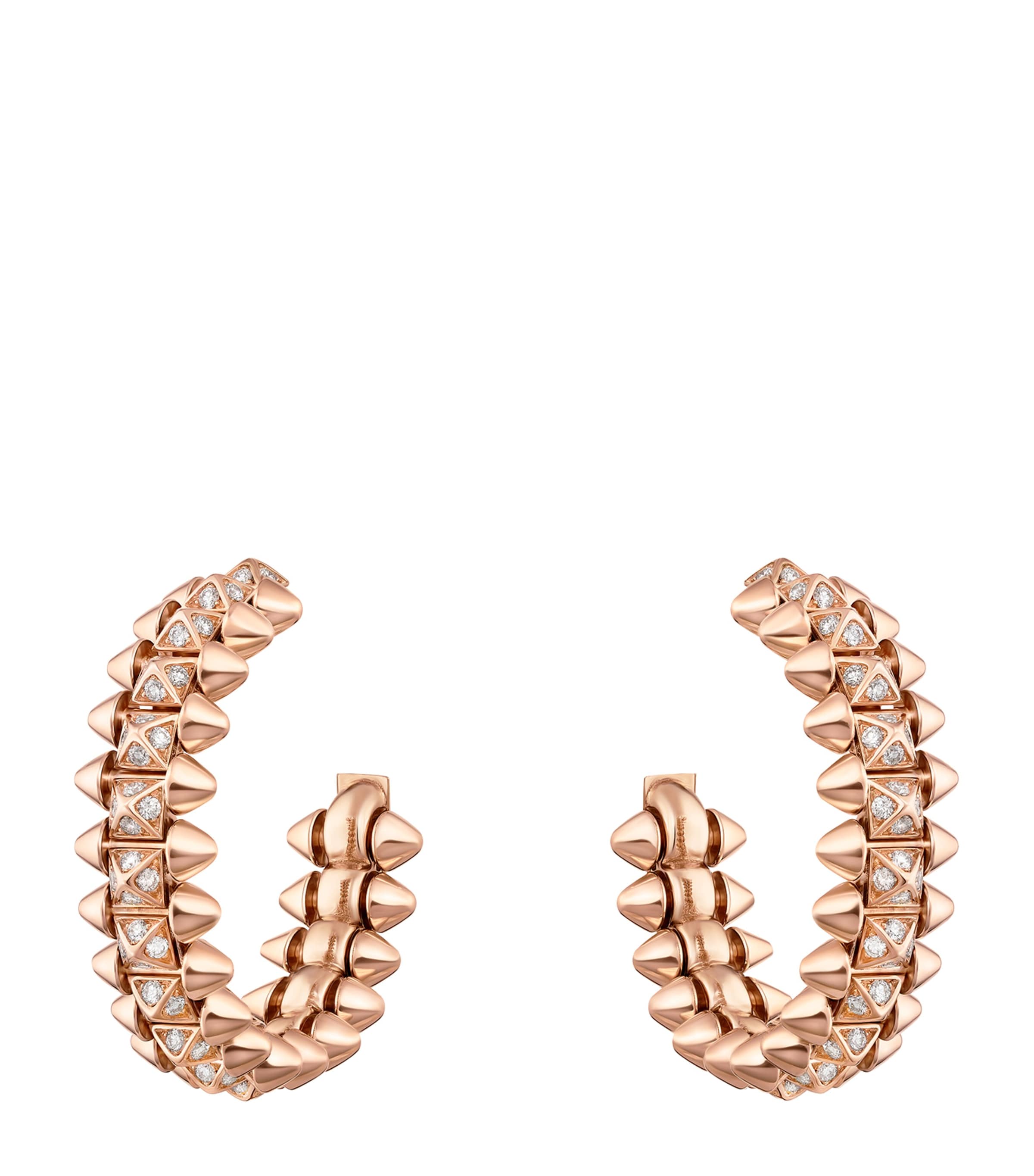 Cartier Rose Gold and Diamond Clash de Cartier Earrings Rose Gold Image 1