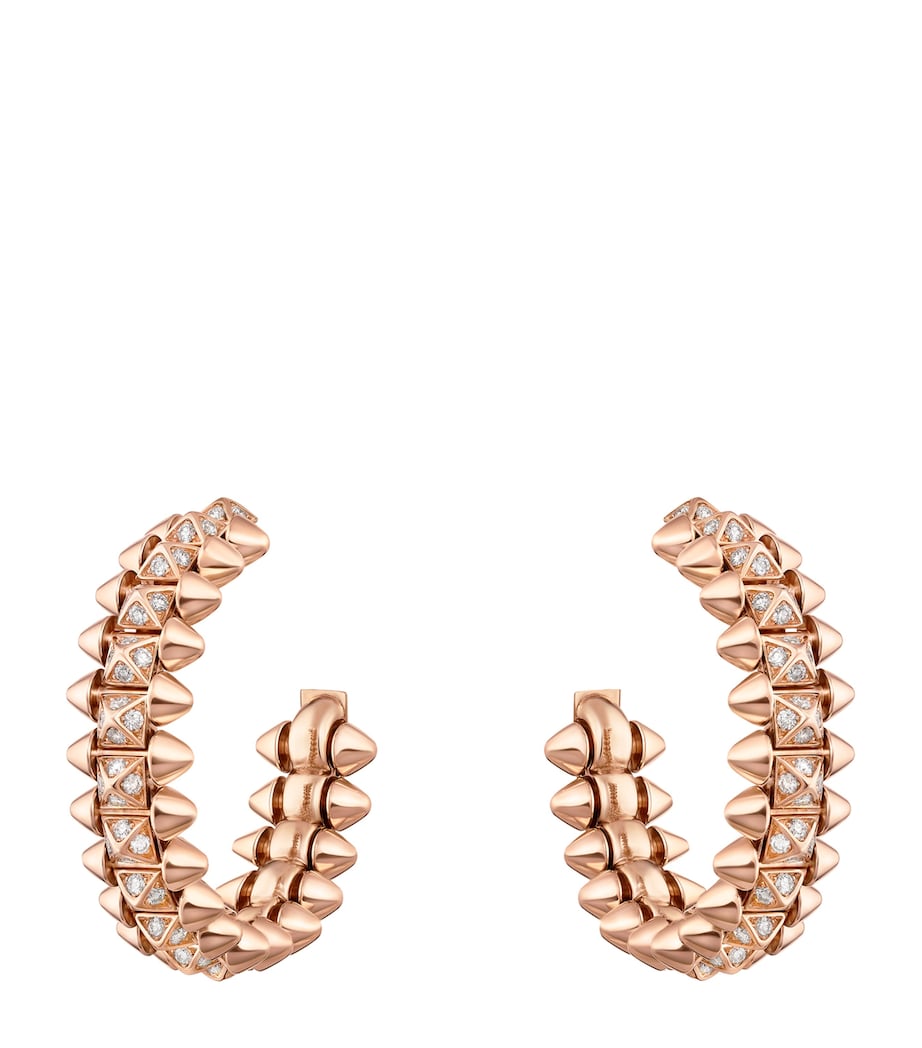 Cartier Rose Gold and Diamond Clash de Cartier Earrings Rose Gold Image 1