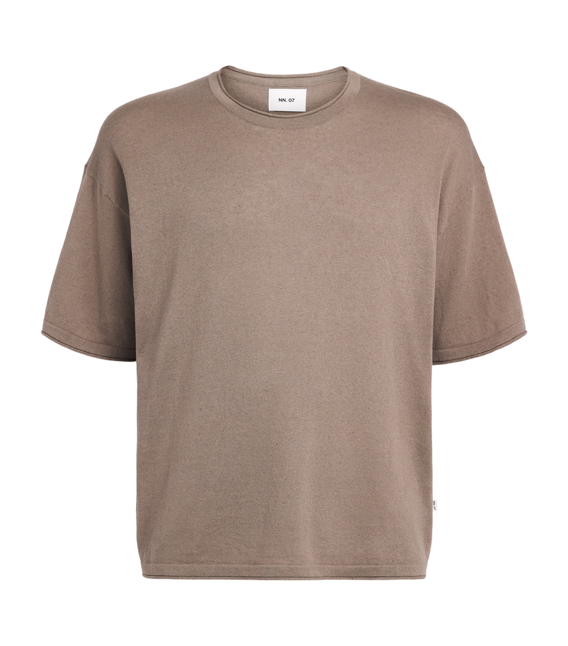 NN.07 Mens Cotton-Linen Ryan T-Shirt Clay Mirage Image 1