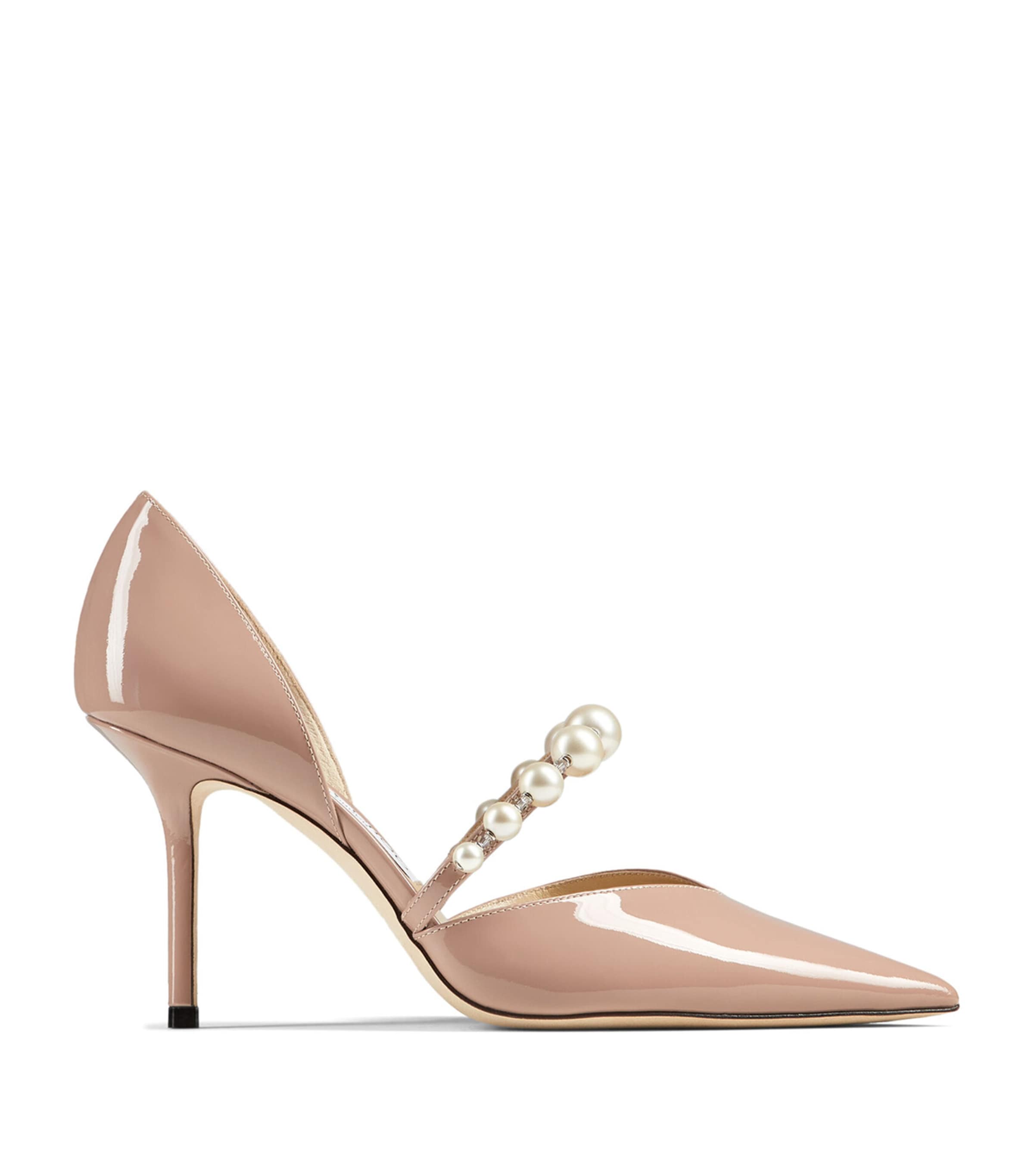 Shop Jimmy Choo Aurelie 85 Patent Leather Pumps