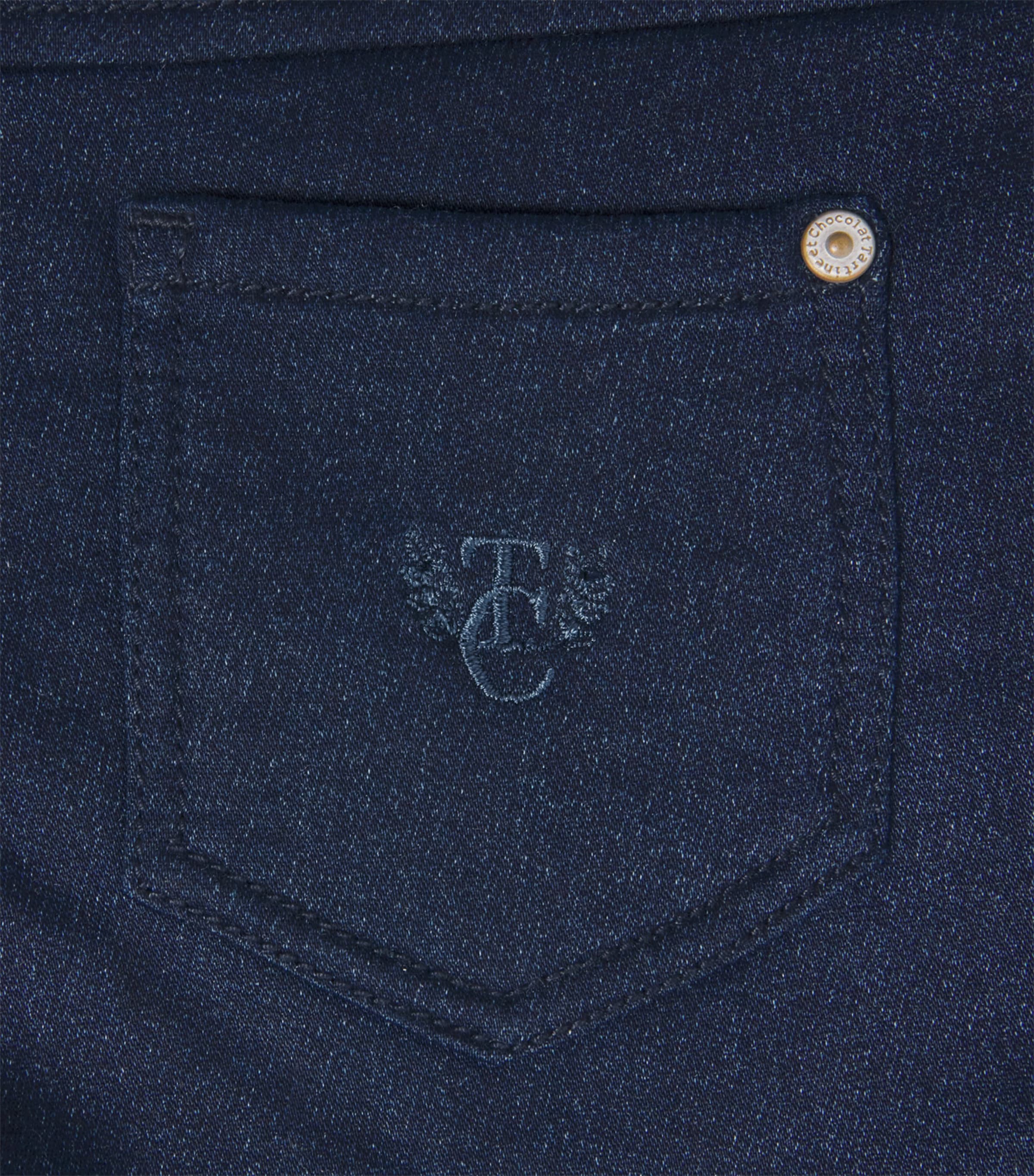 Tartine et Chocolat Straight Jeans (3 Months-6 Years) Marine Image 2