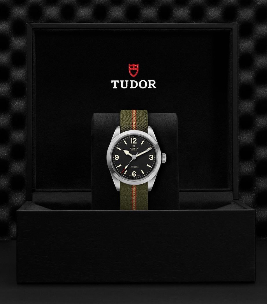 TUDOR Ranger Stainless Steel Watch 39mm Black Image 5