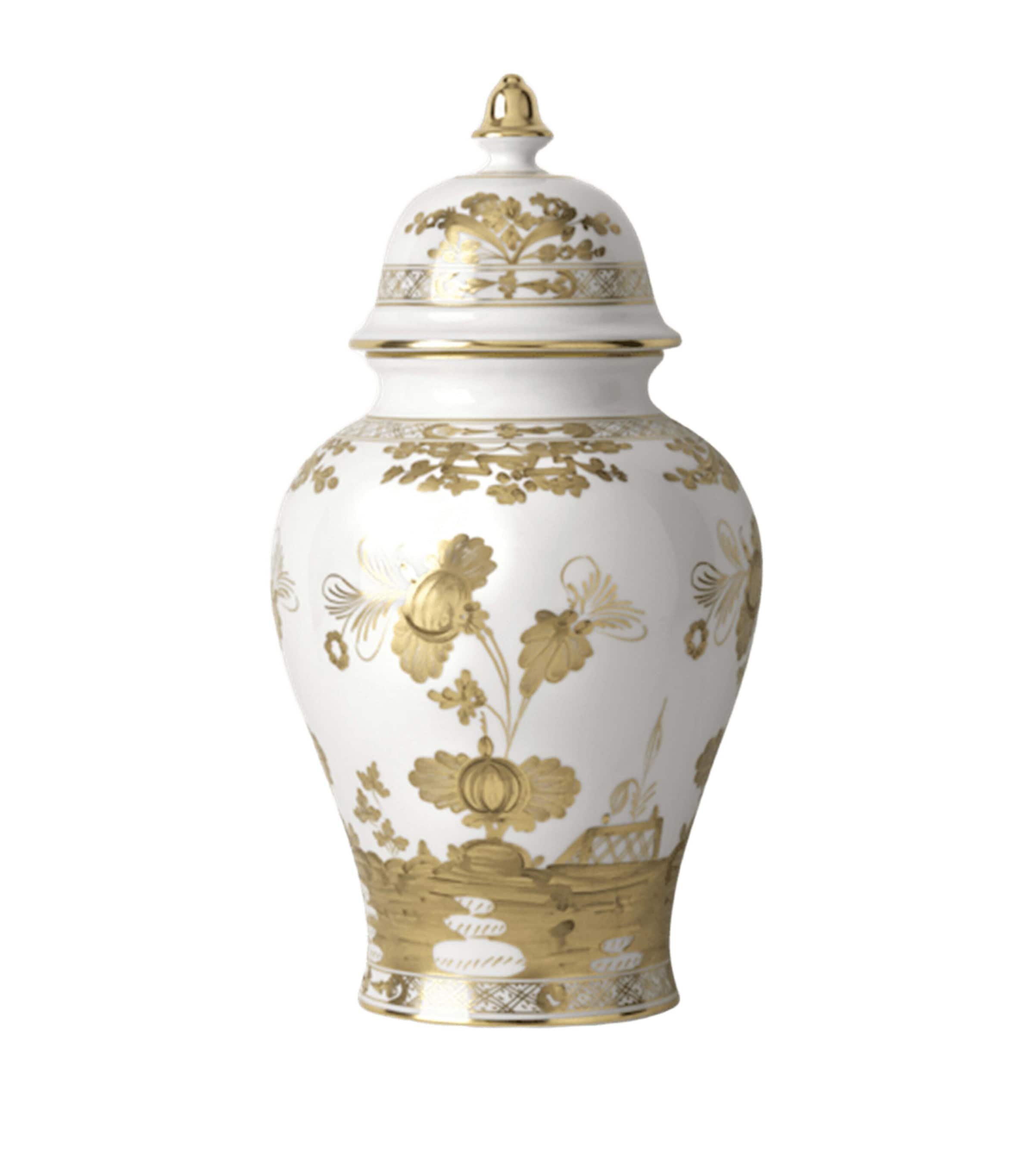 GINORI 1735 Porcelain Potiche Vase (5.5L) Image 1