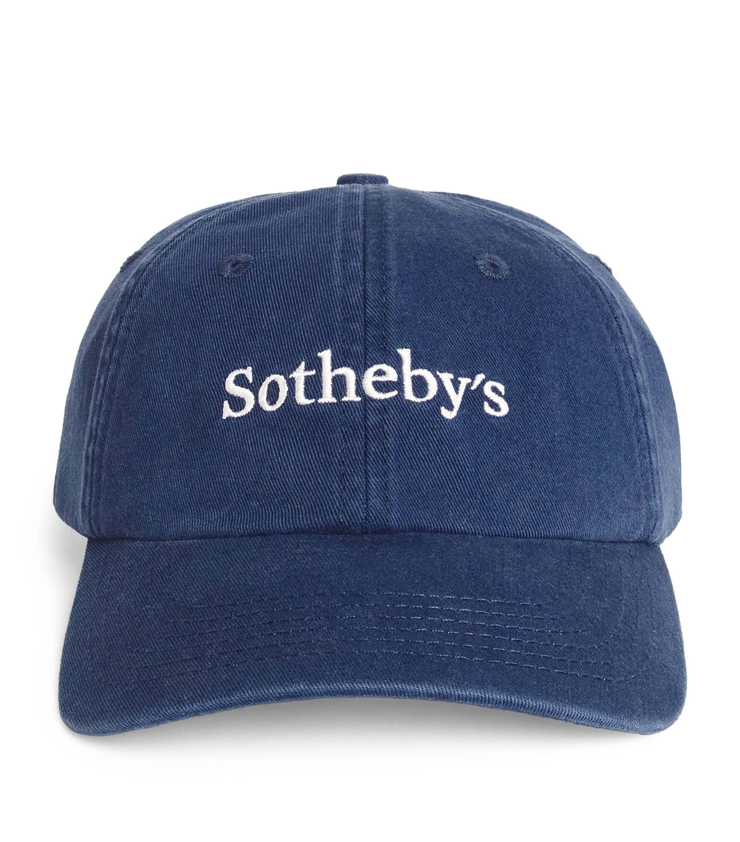 Frame X Sotheby's Cotton Corduroy Cap In Blue