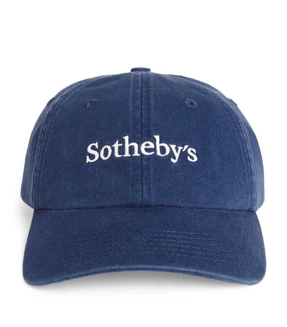 x Sotheby's Cotton Corduroy Cap NAVY Image 1