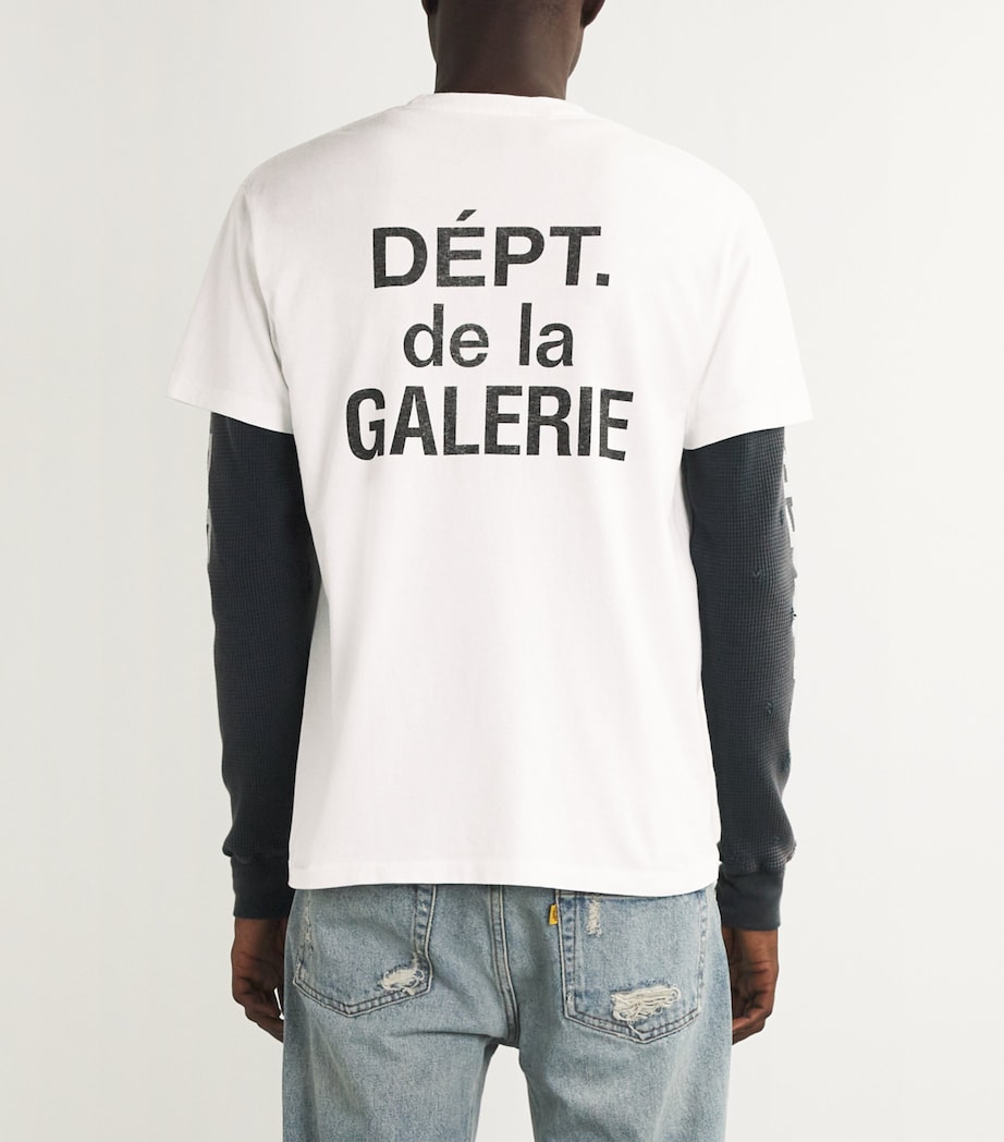 Cotton Logo T-Shirt WHITE Image 4