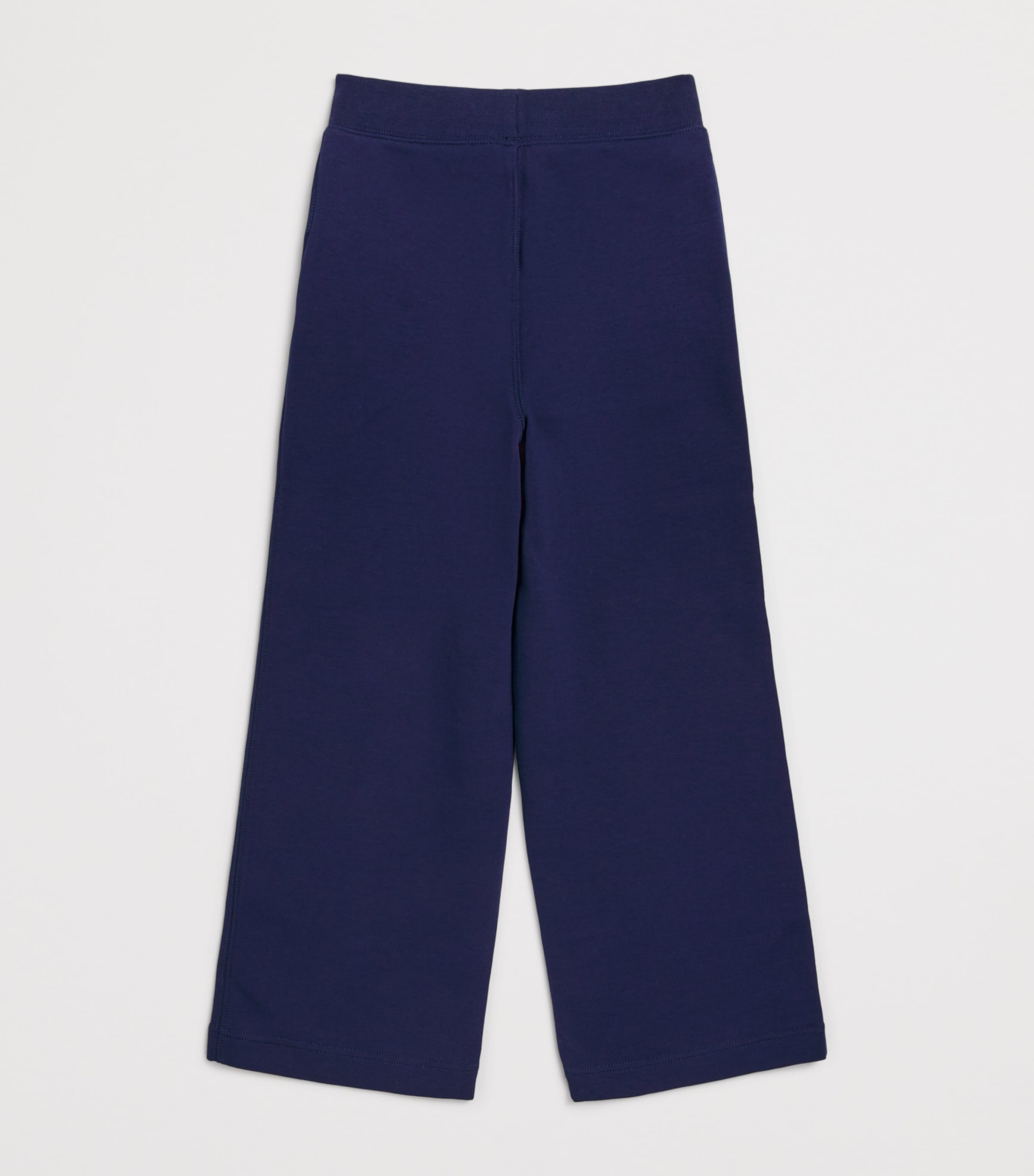 Cotton-Blend Wide-Leg Sweatpants (7-14 Years) NAVY Image 2