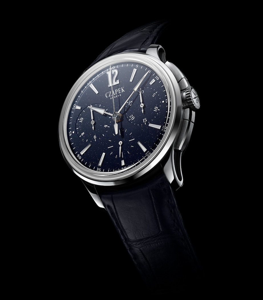 Stainless Steel Faubourg de Cracovie Aventurine Watch 41.5mm BLUE Image 2