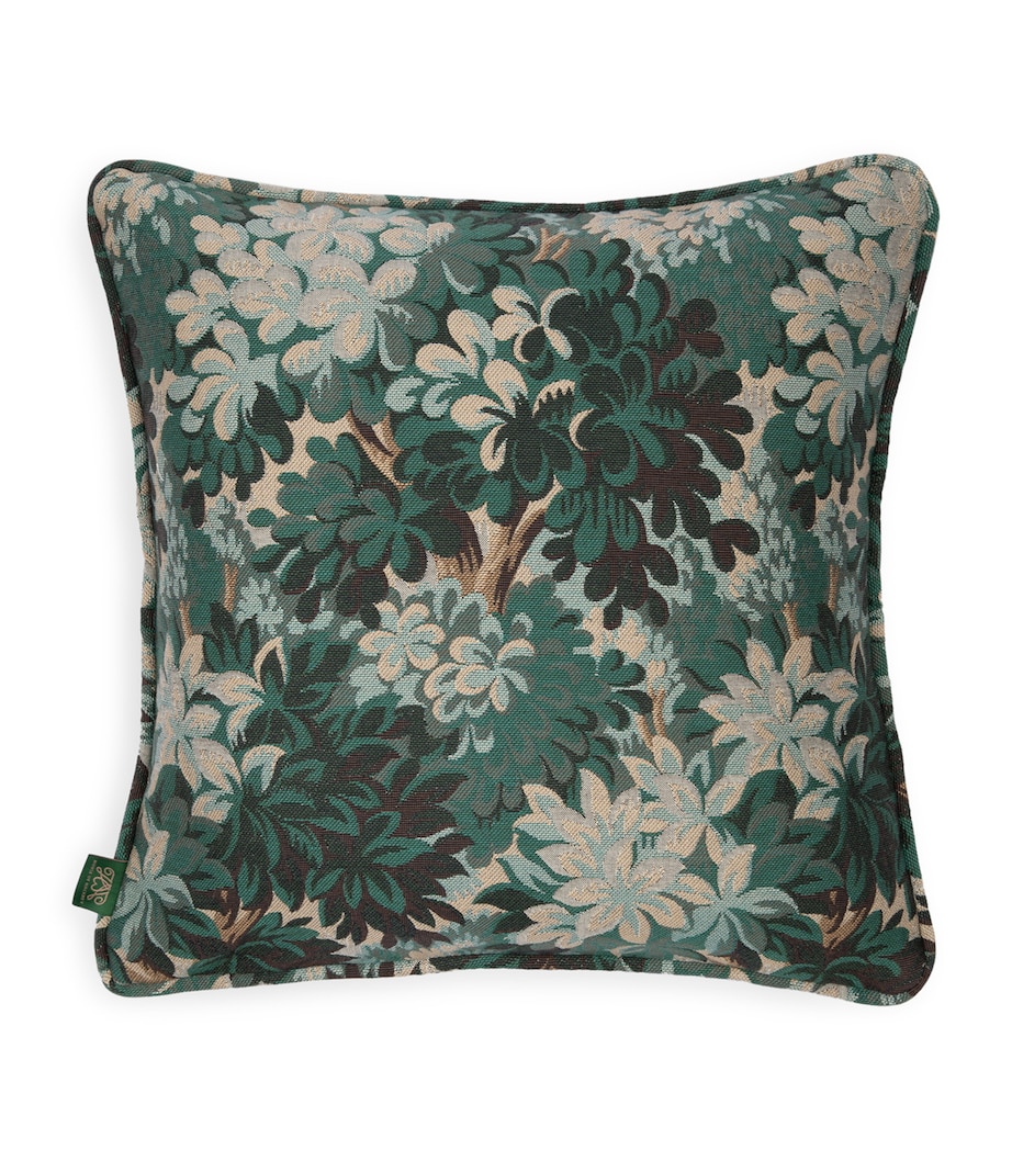 Medium Jacquard Silva Cushion (45cm x 45cm) CERULEAN Image 1