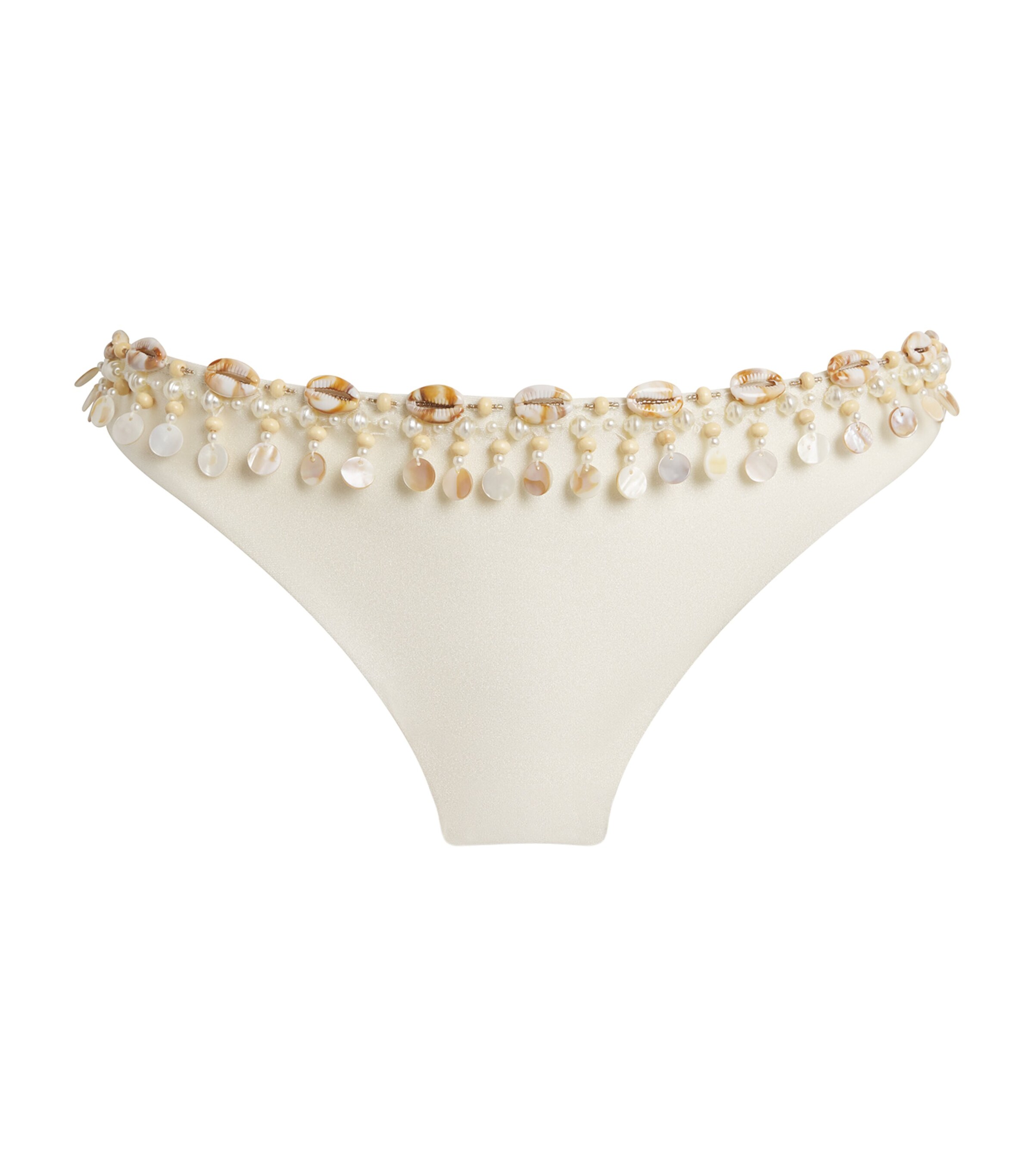 Patbo Women's Nylon Bikini Bottoms White