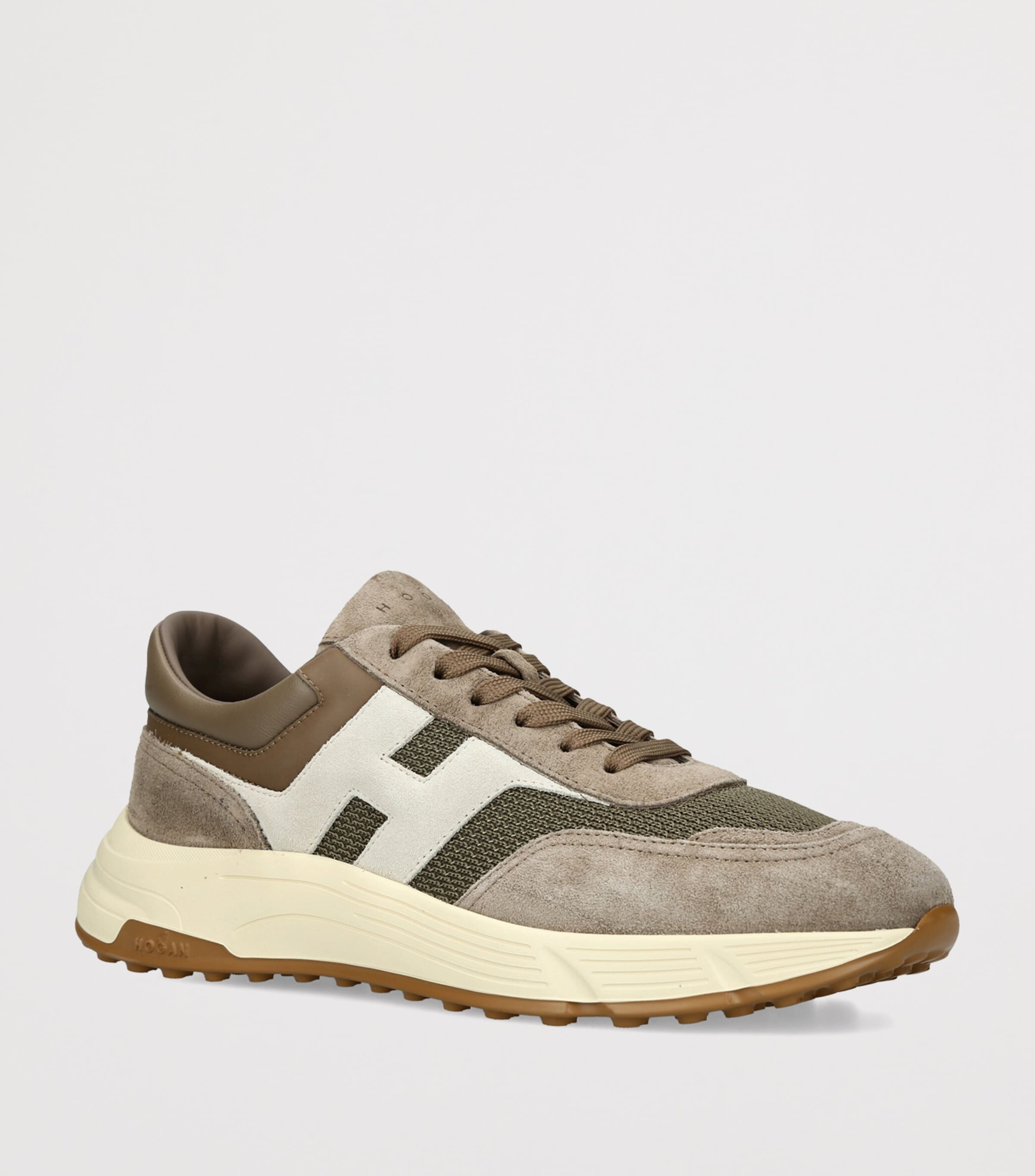 Hogan Suede Hyperlight Sneakers Taupe Comb Image 2