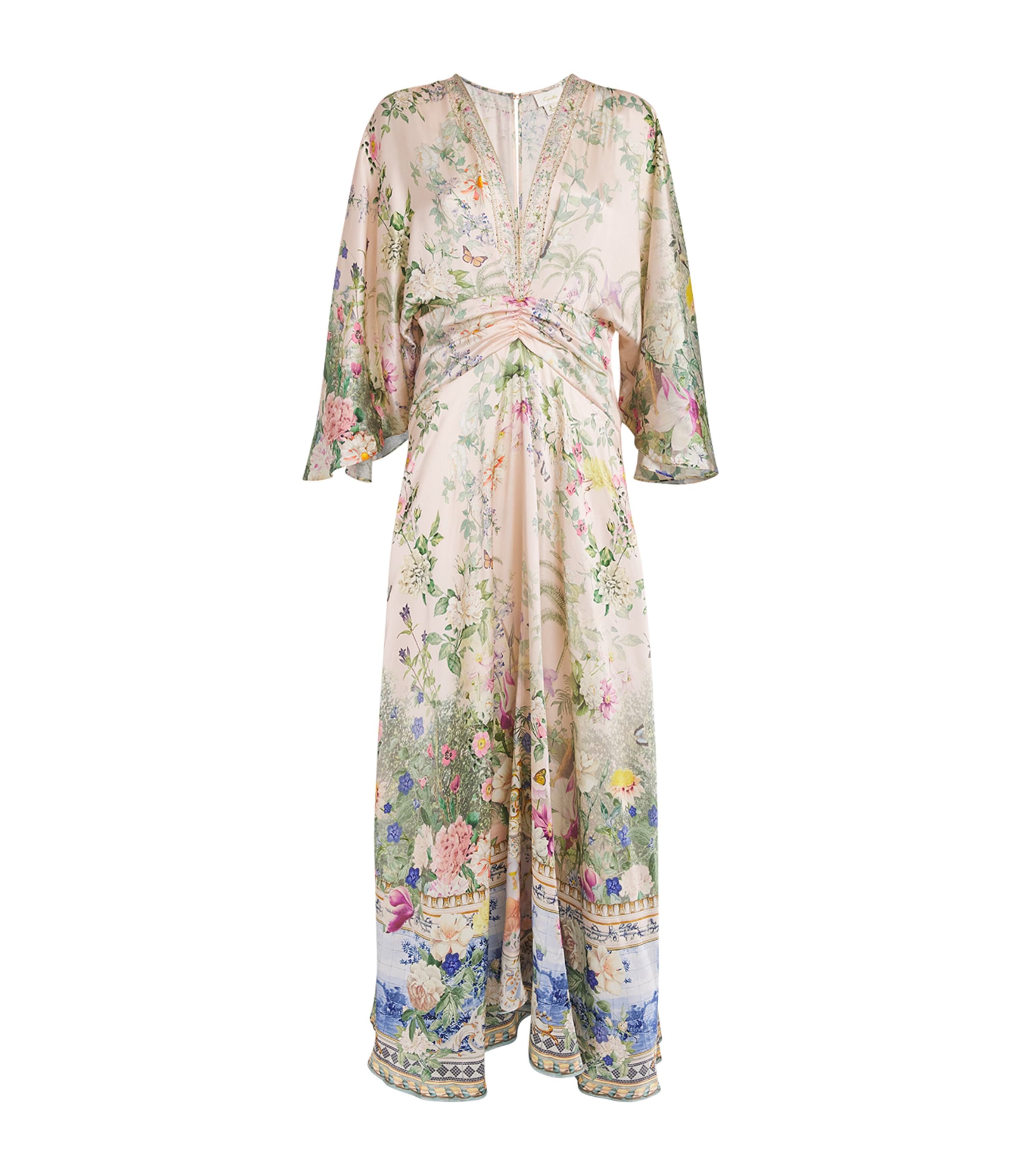 Camilla Womens Silk Palacio Playground Maxi Dress Plciplay Image 1