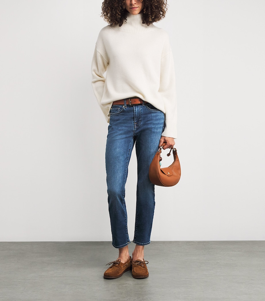 Slim Illusion Relaxed Skinny Jeans MID BLUE Image 2