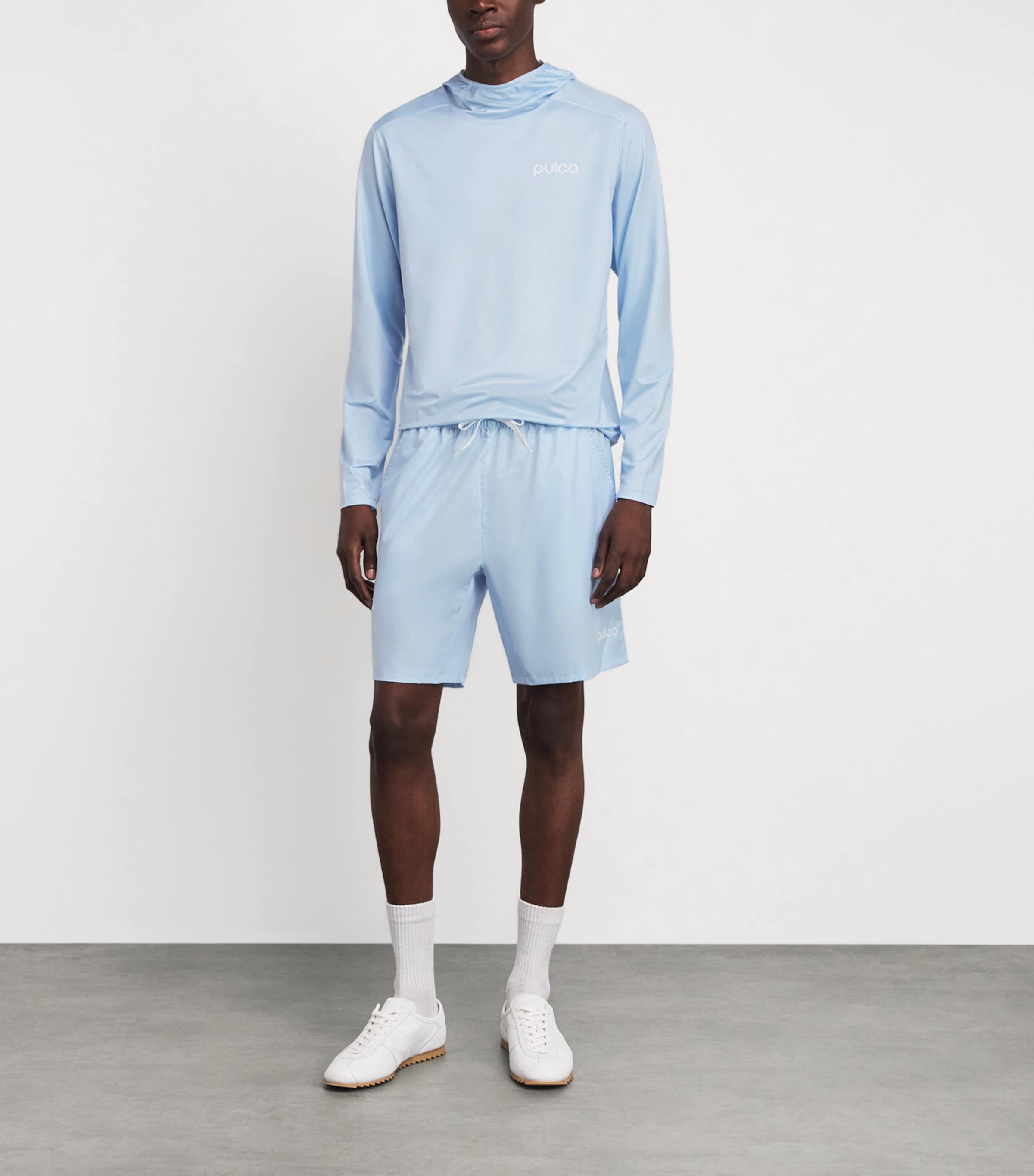 Pulco Studios Mens Hooded Playing Top Sky Blue Image 2