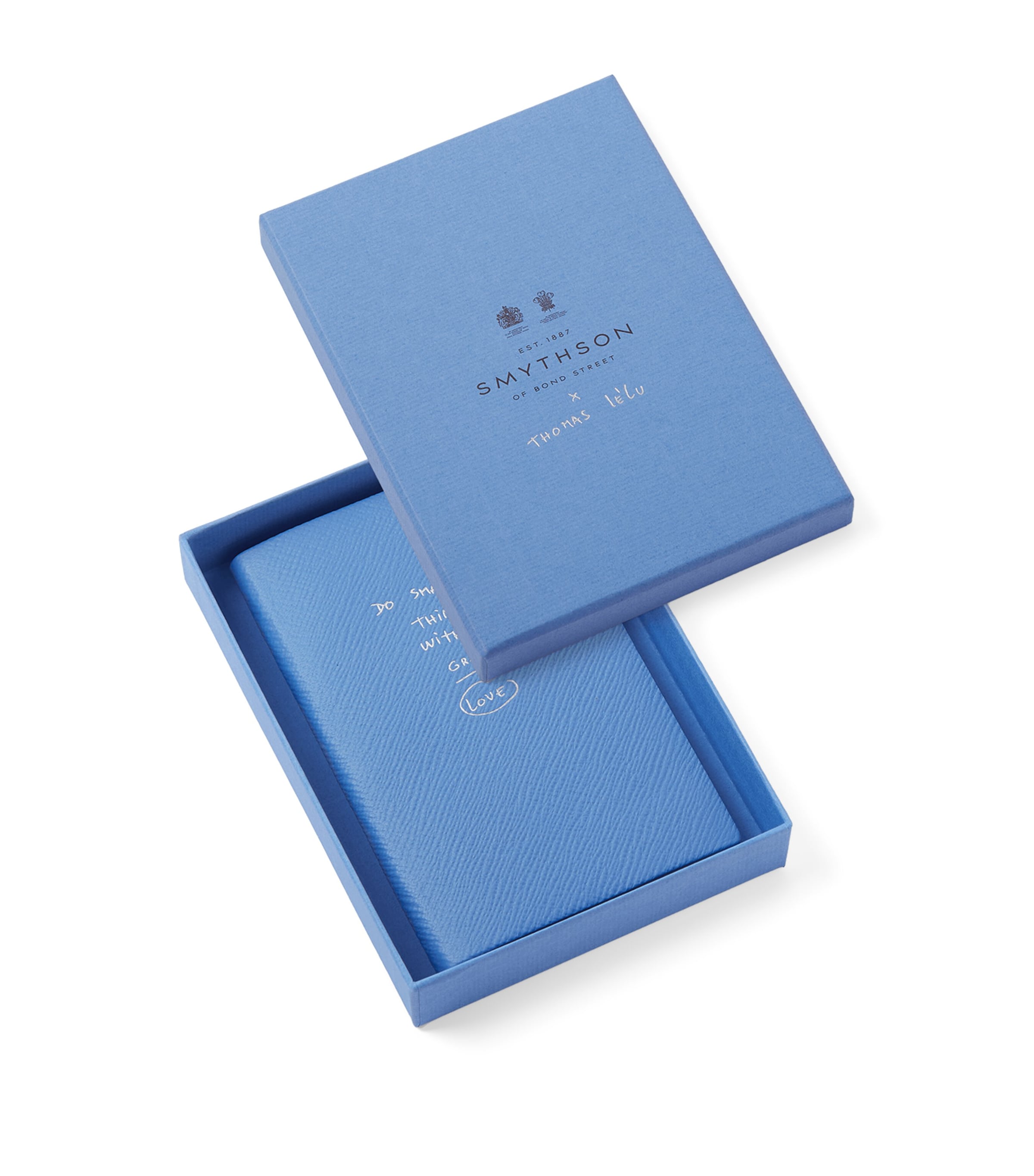 x Thomas Lélu Panama Leather Do Small Things Panama Notebook N BLUE Image 5