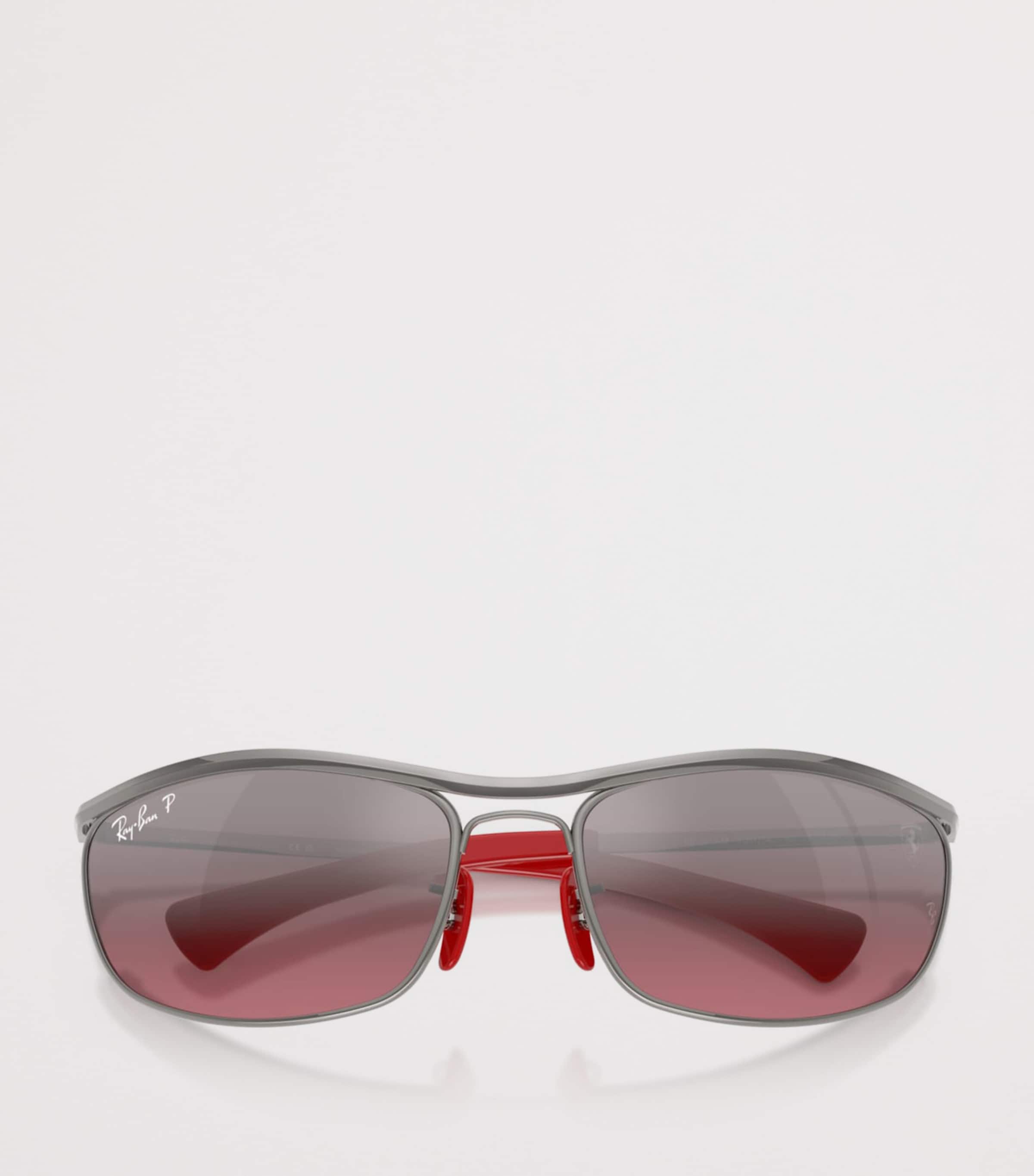 Ray-Ban Scuderia Ferrari Collection Oval Sunglasses Grey Image 5