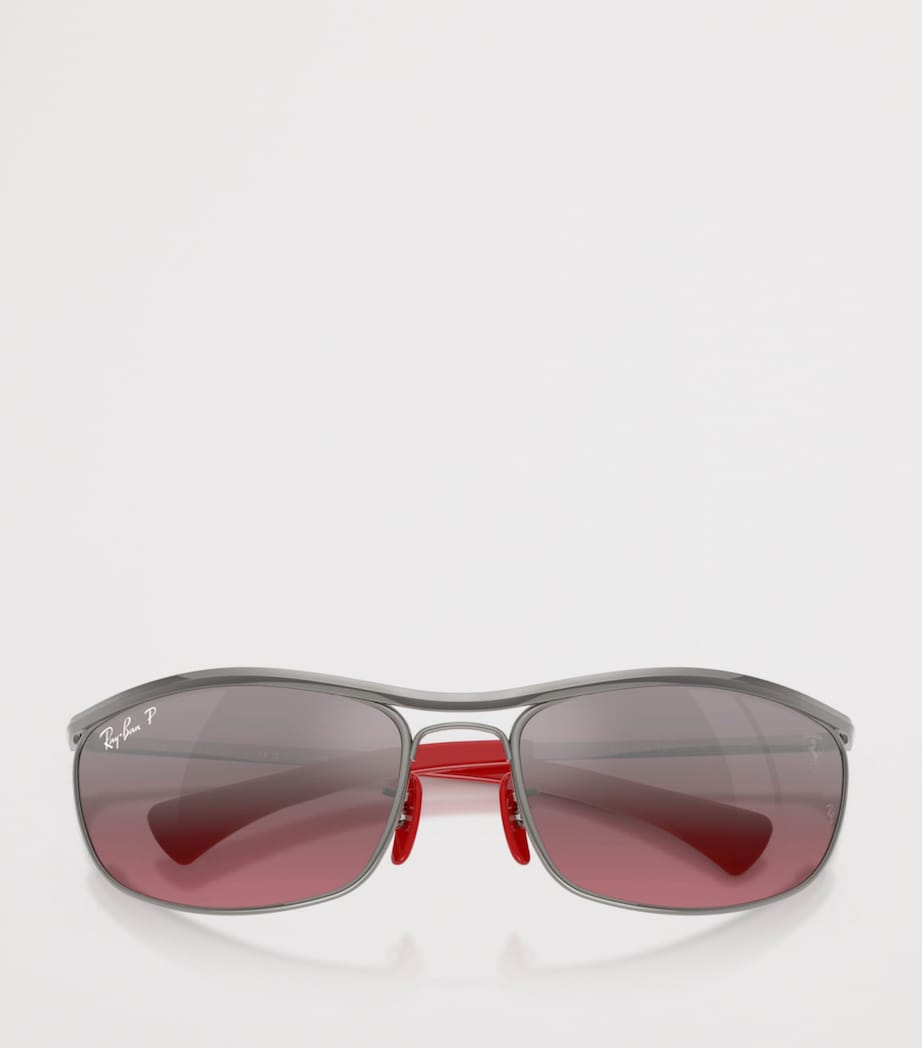 Ray-Ban Scuderia Ferrari Collection Oval Sunglasses Grey Image 5