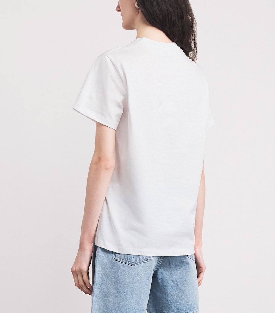 Organic Cotton Cowboy Boot T-Shirt 151 BRIGHT WHITE Image 4