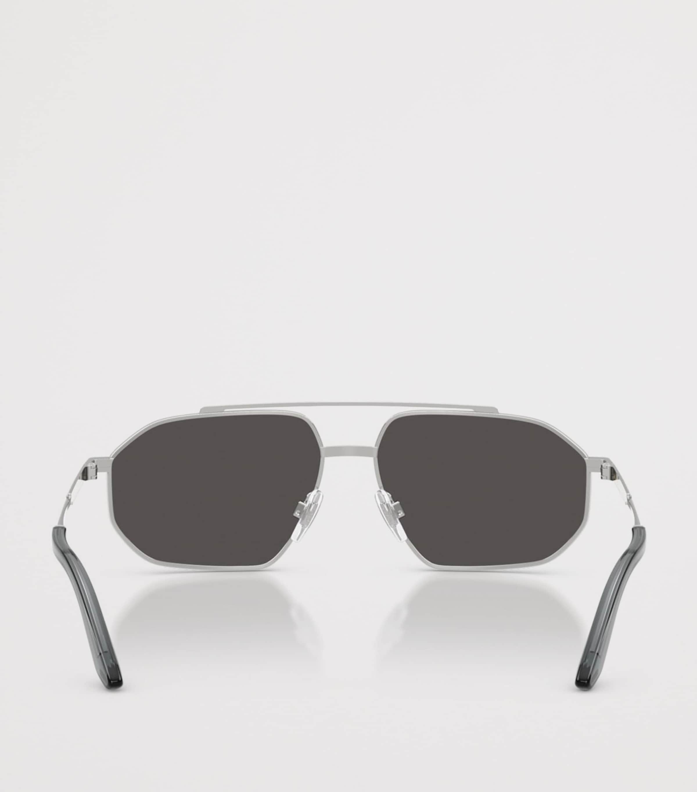 Dolce&Gabbana Metal Pilot Sunglasses Silver Image 4