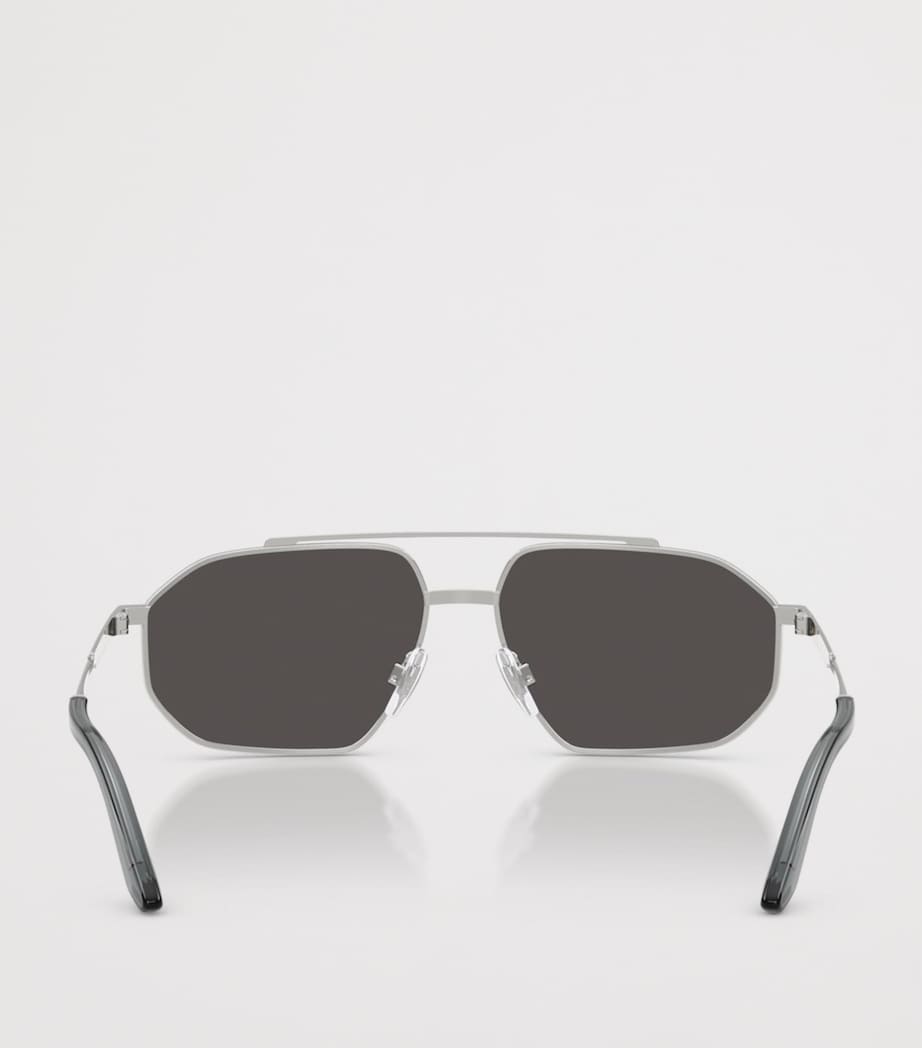 Dolce&Gabbana Metal Pilot Sunglasses Silver Image 4