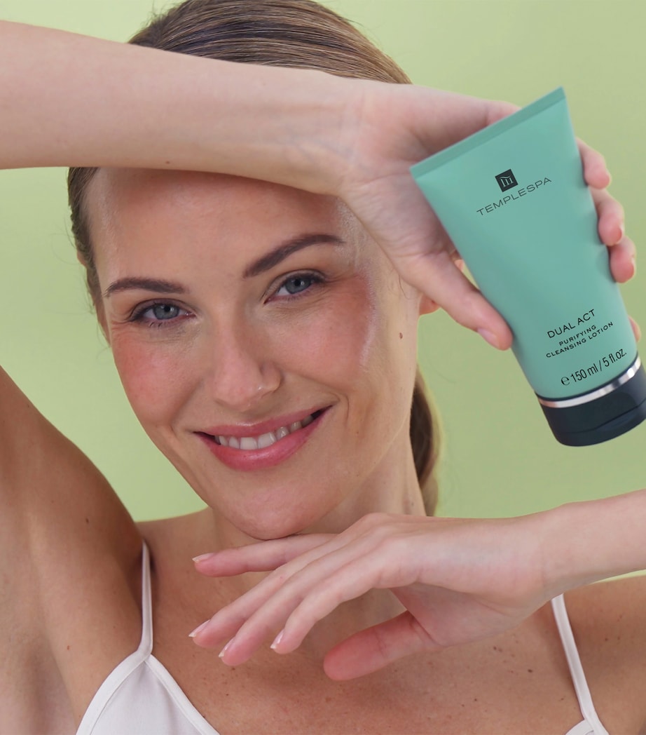 TEMPLESPA Dual Act Wet and Dry Cleansing Lotion (150ml) Image 3