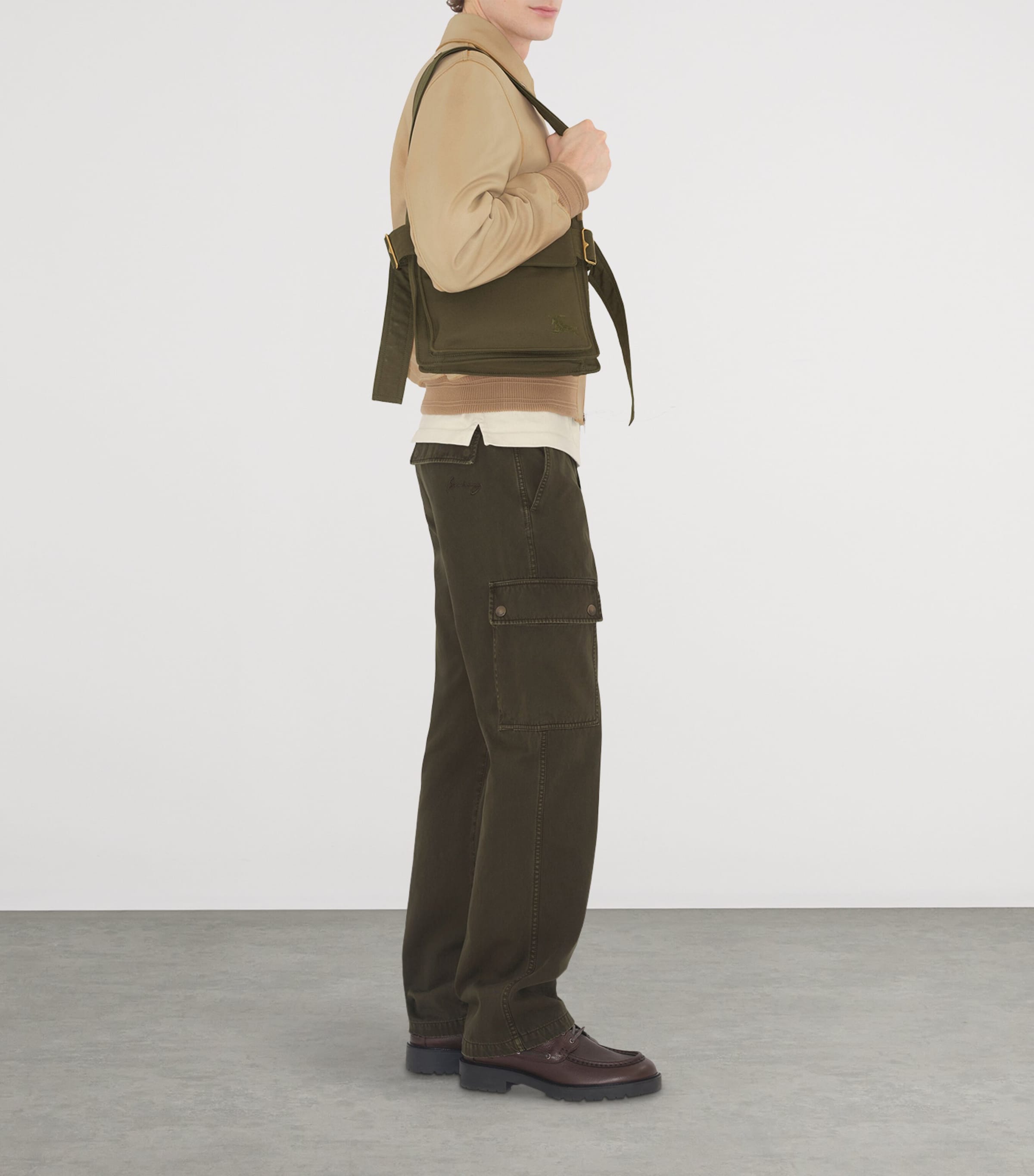 Small Trench Tote Bag MILITARY Image 3