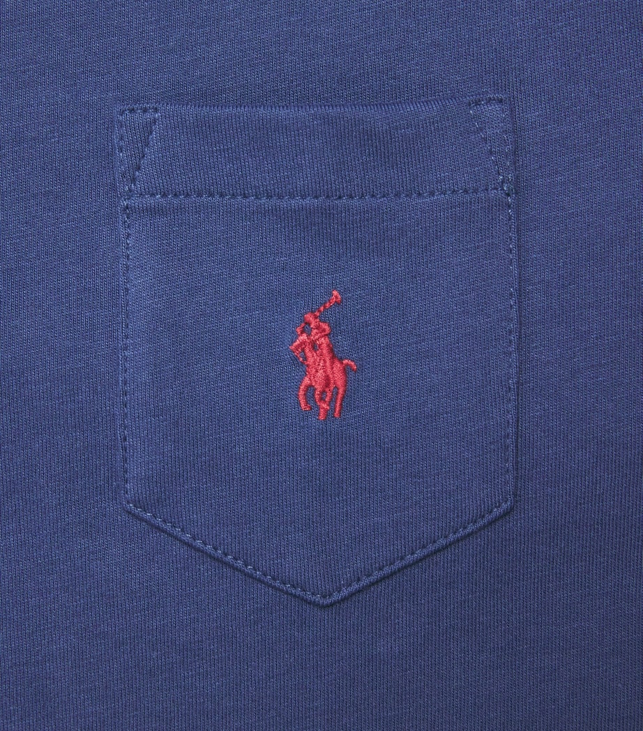 Ralph Lauren Kids Cotton Polo Pony T-Shirt (7-14 Years) Blue Heaven Image 3