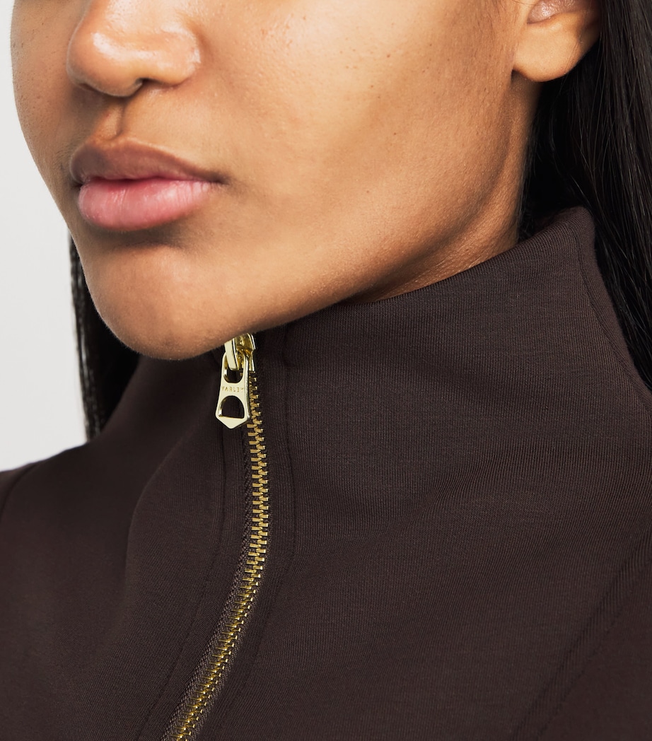 DoubleSoft Hawley Half-Zip Sweatshirt COFFEE BEAN Image 6