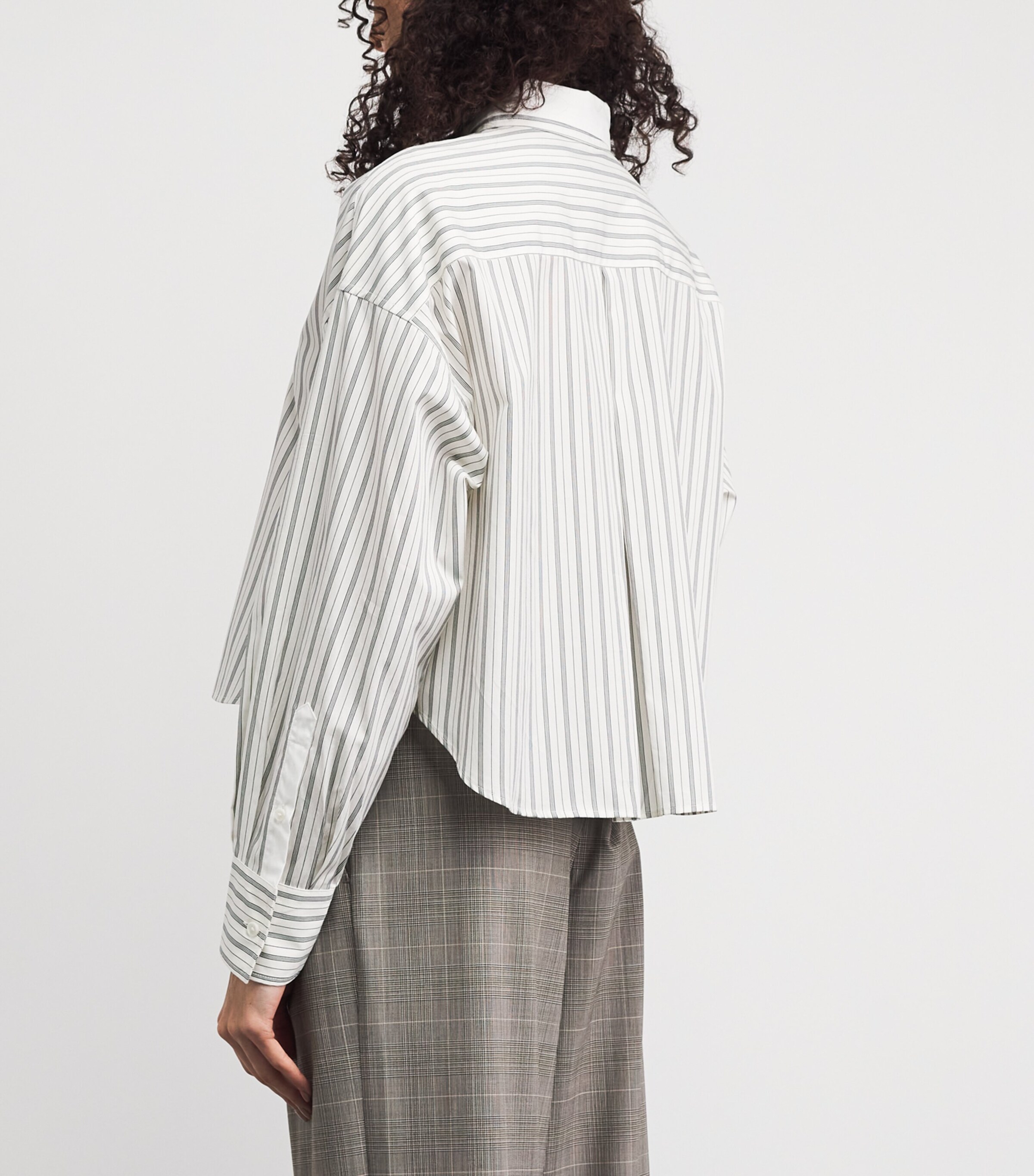 Rag & Bone Womens Stripe Layered Marin Shirt Crmst Image 5