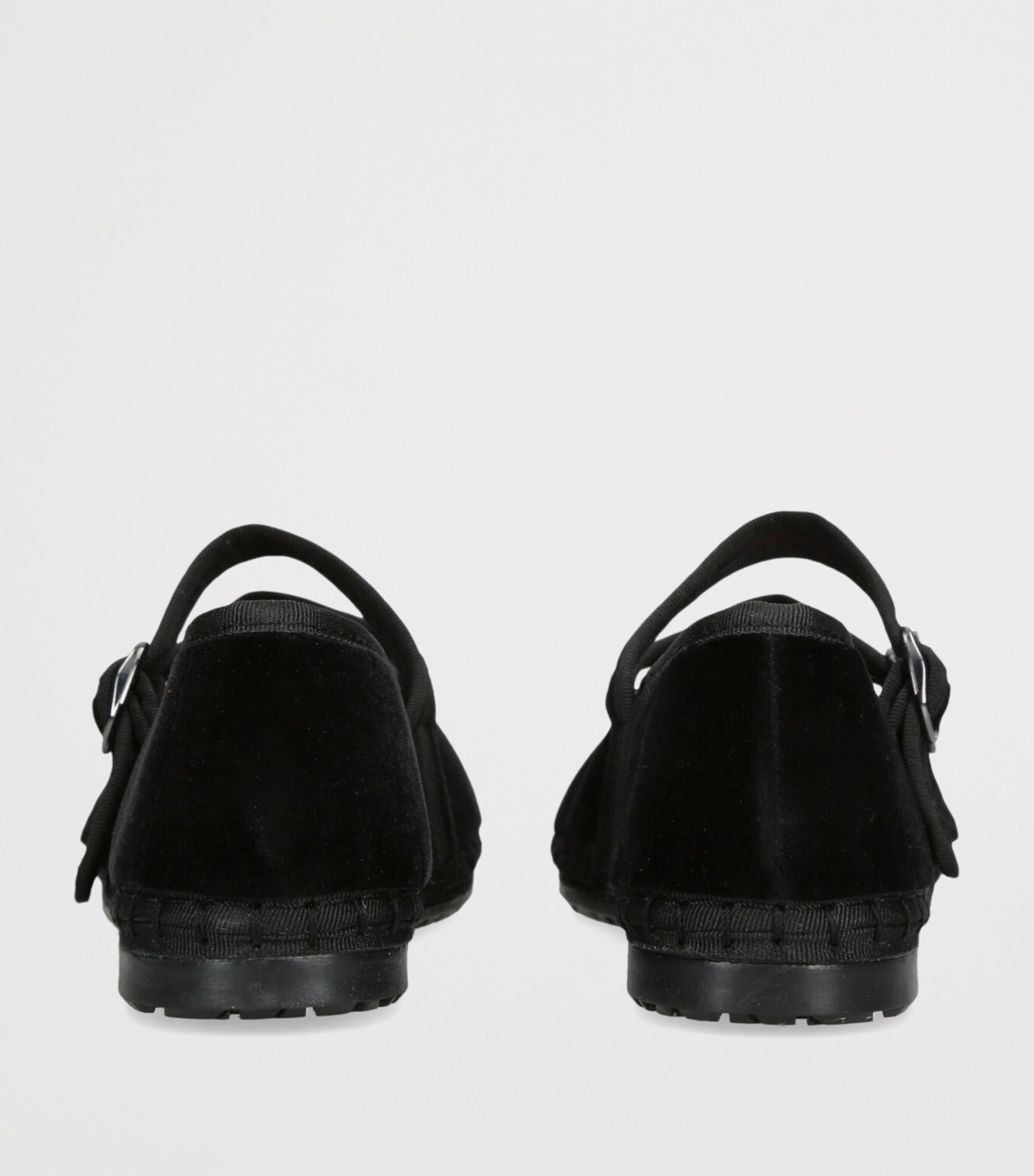 Flabelus Velvet Claire Mary Janes Blk/other Image 2