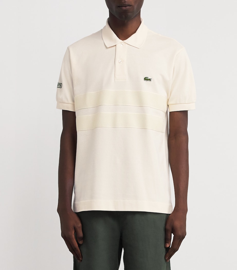 Cotton Heritage Mesh Polo Shirt LAPLAND Image 3