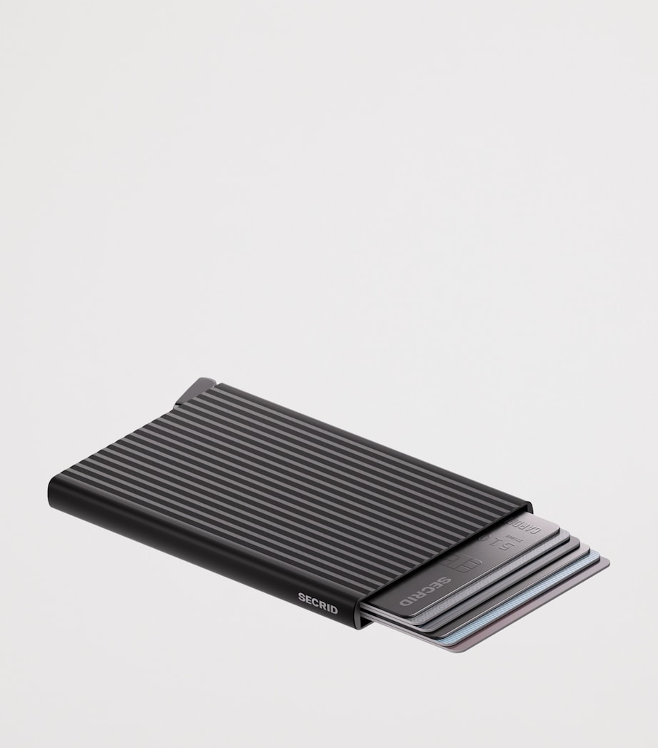 Fluted Aluminium Cardprotector BLACK Image 2