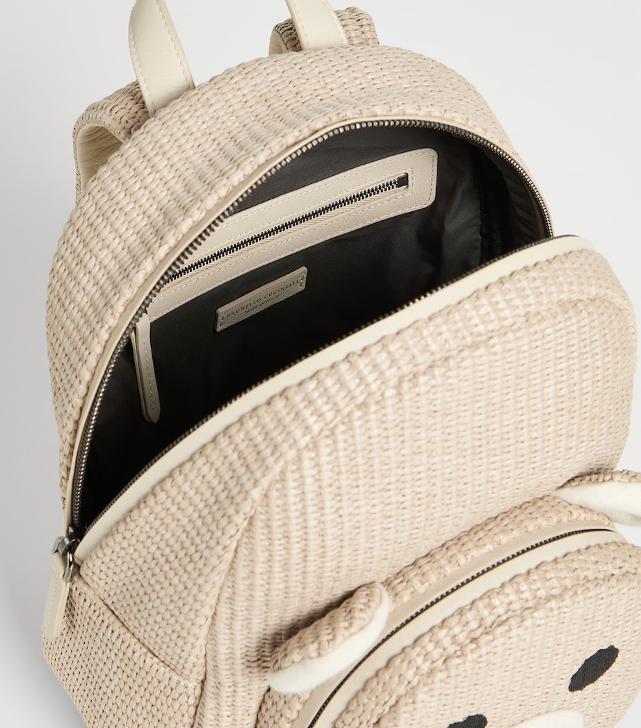 Raffia Bear Backpack C1133 Image 2